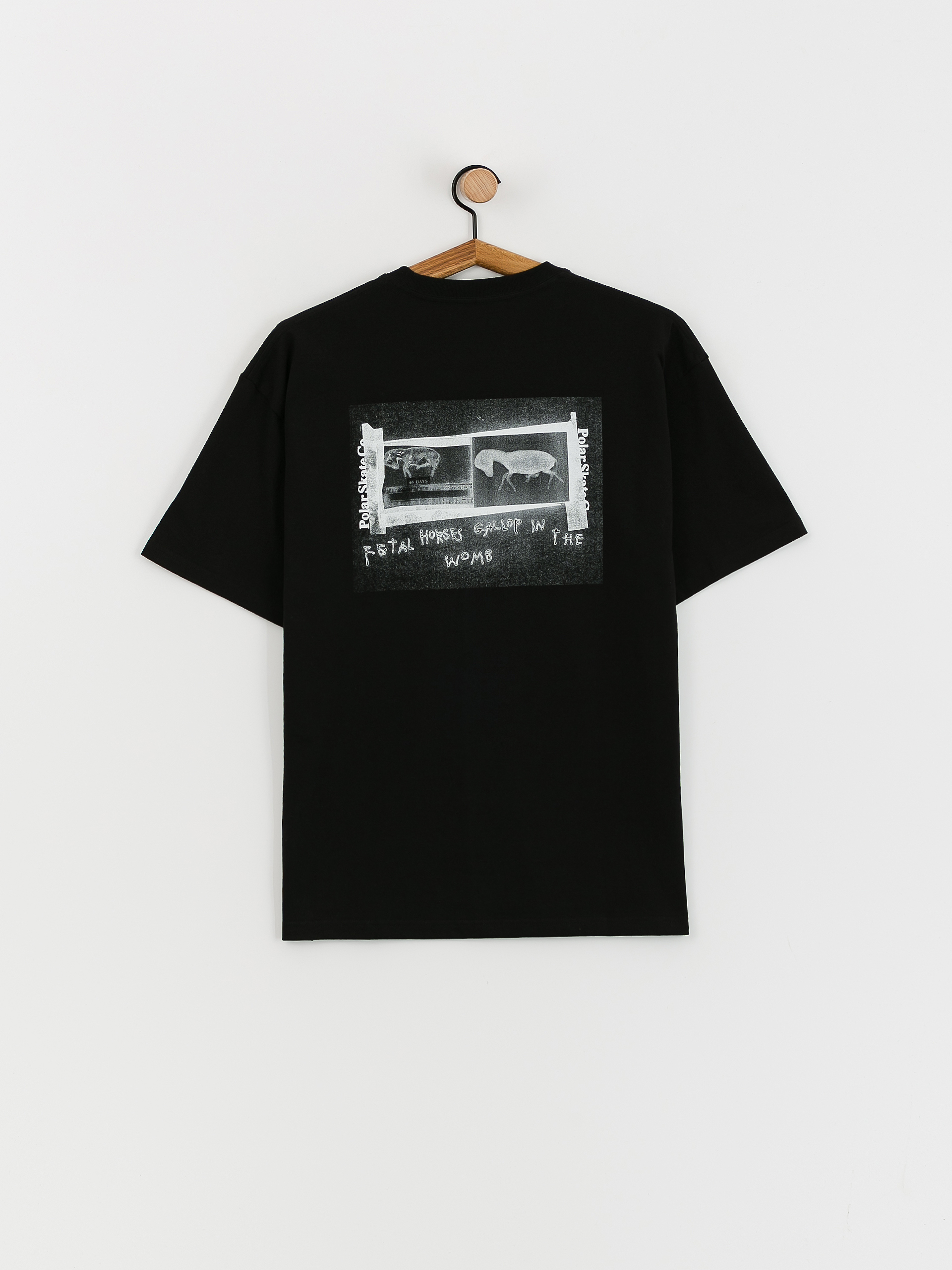 T-shirt Polar Skate Beautiful Horses (black)