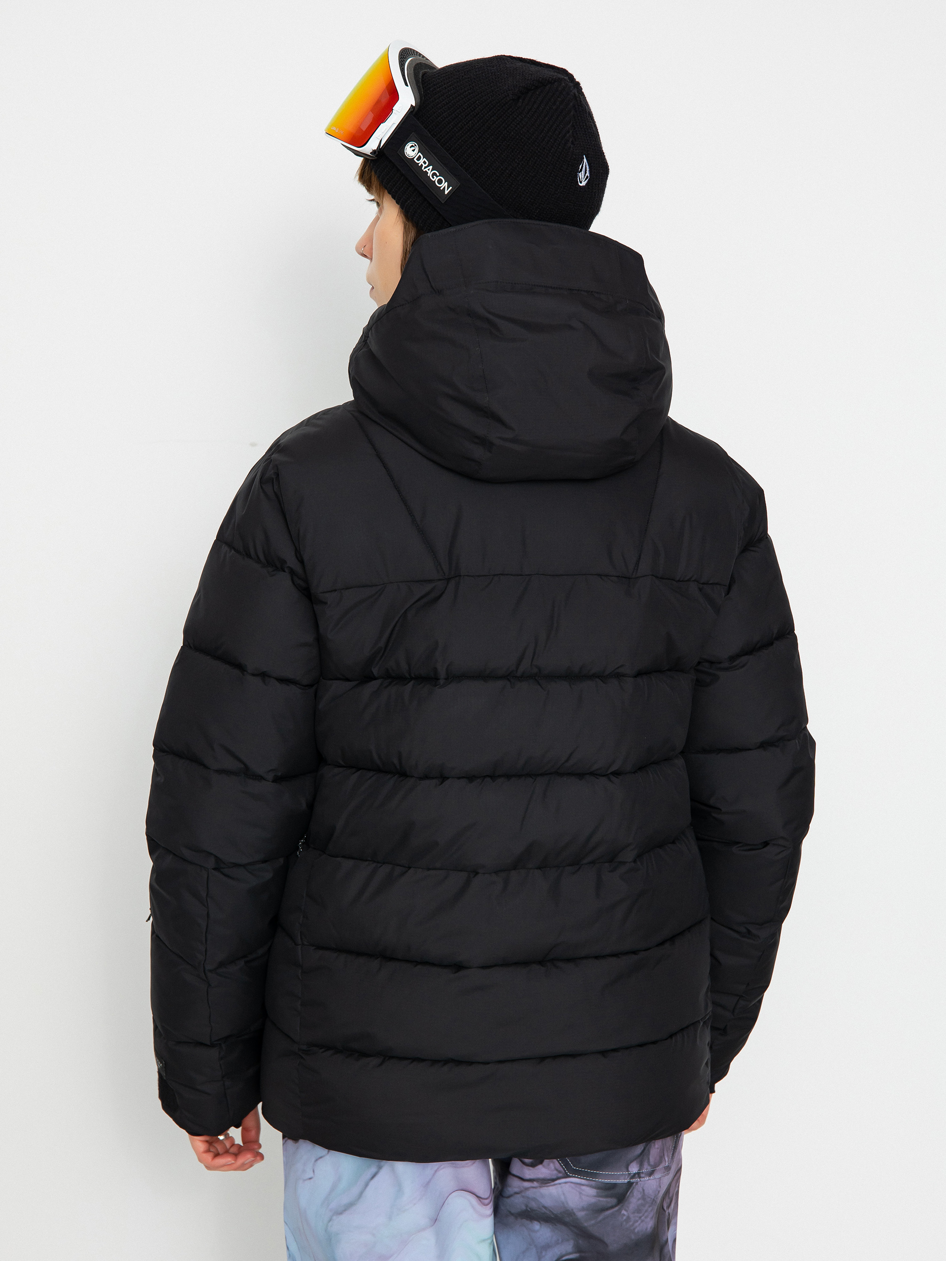 Damska Kurtka snowboardowa Volcom Puffleup (black)