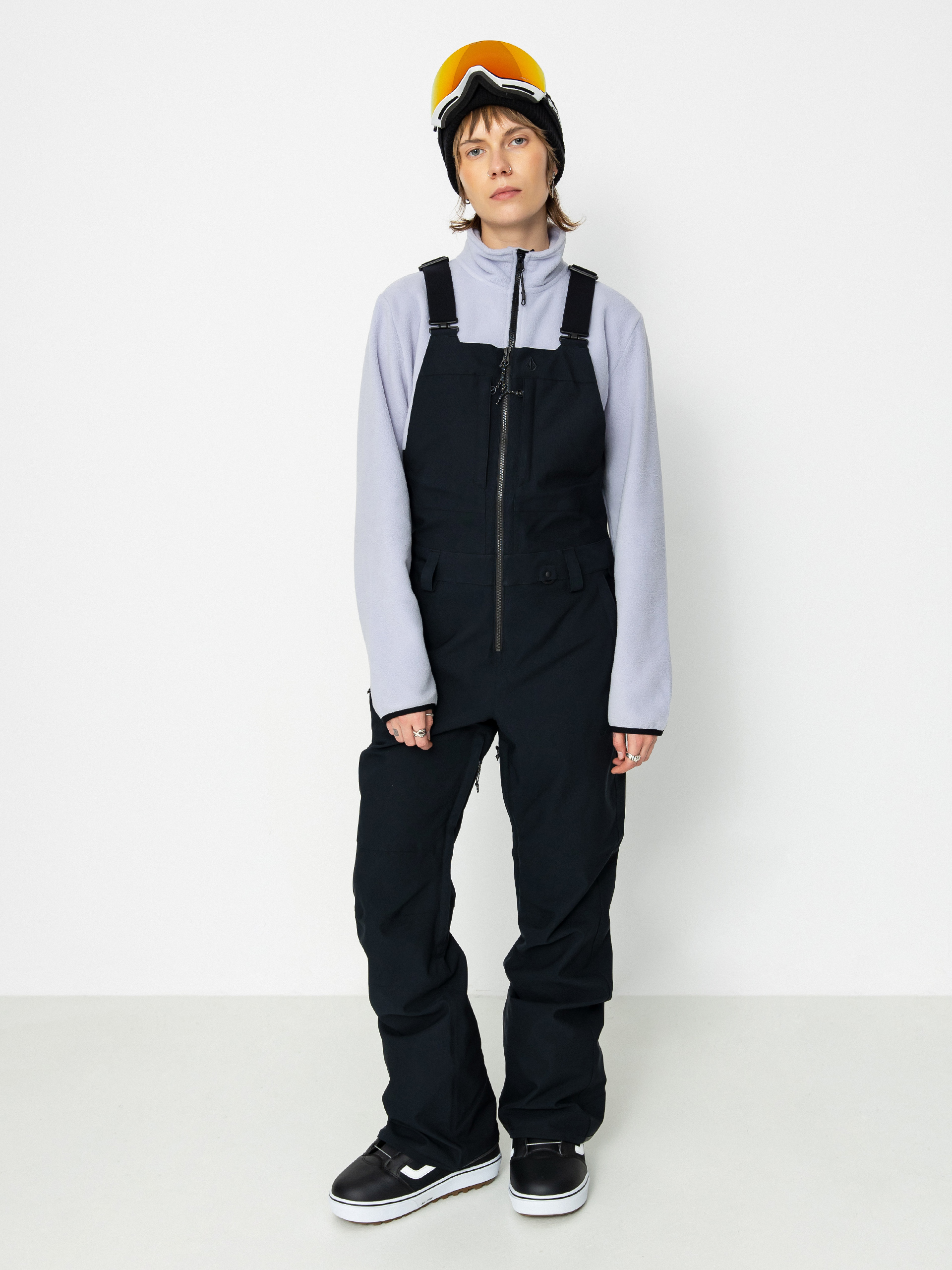 Damskie Spodnie snowboardowe Volcom Swift Bib Overall (black)