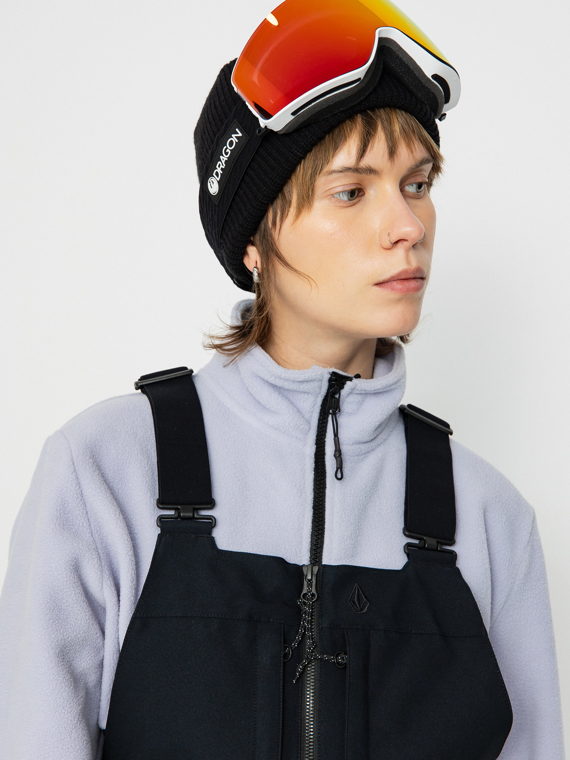 Damskie Spodnie snowboardowe Volcom Swift Bib Overall (black)