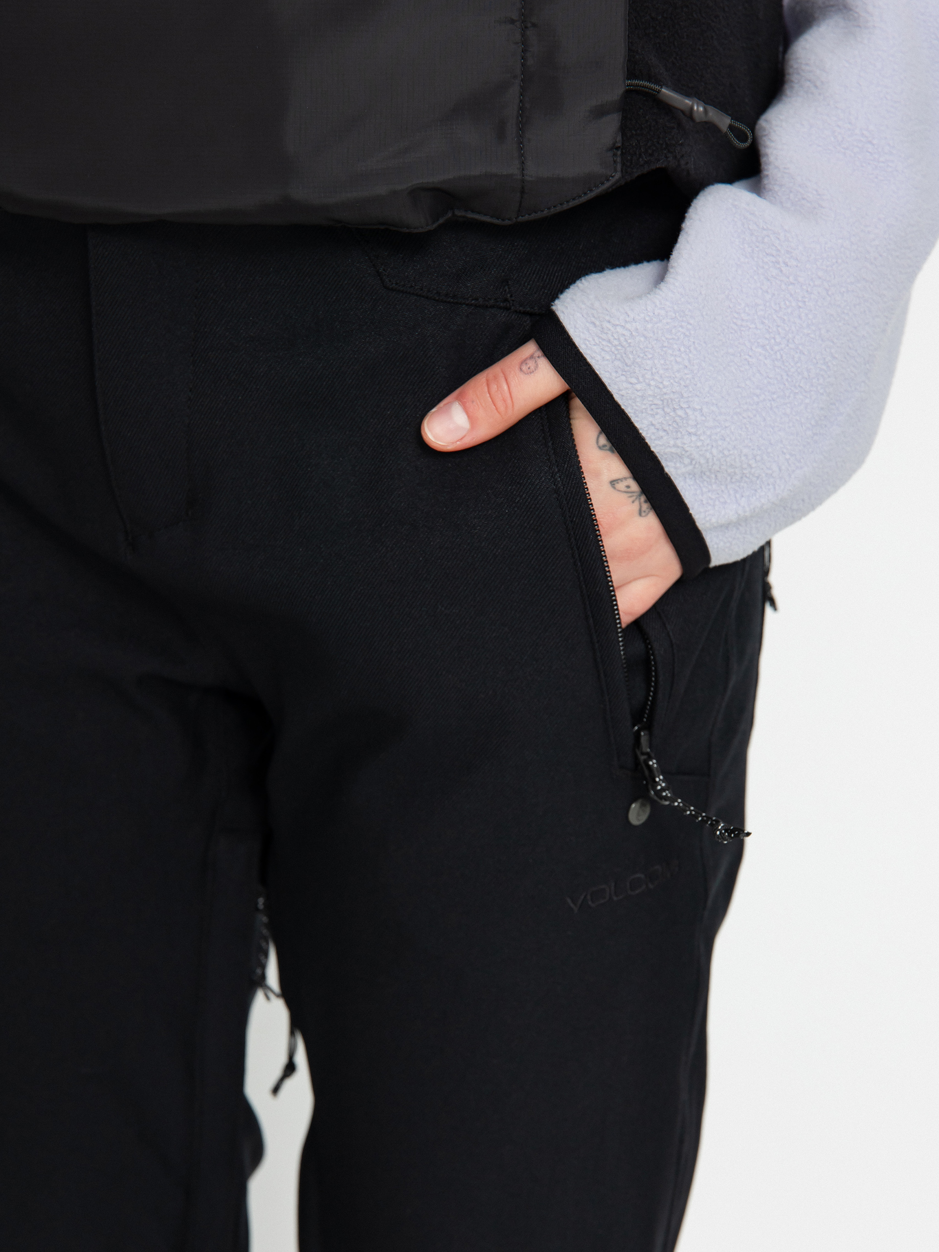 Damskie Spodnie snowboardowe Volcom Species Stretch (black)