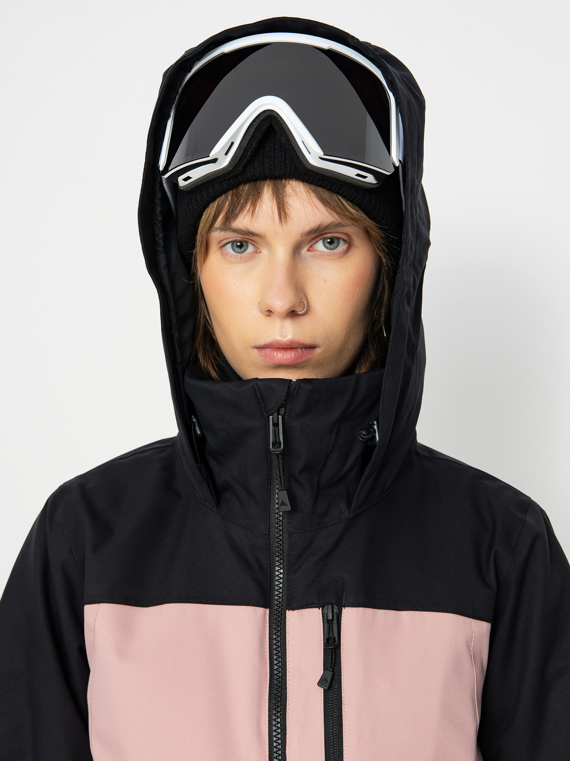 Damska Kurtka snowboardowa Burton Lelah (true black/powder blush)