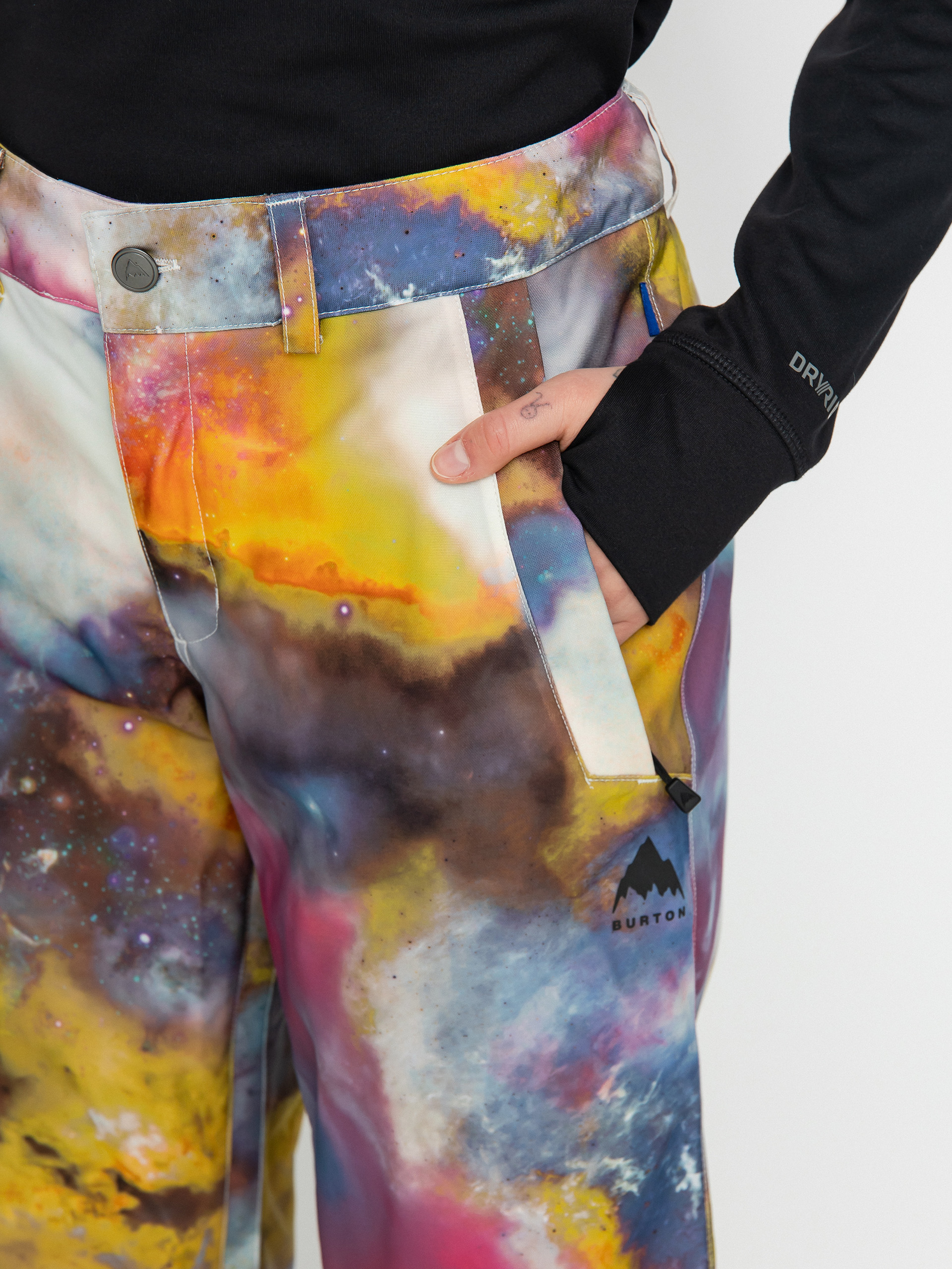 Damskie Spodnie snowboardowe Burton Society (stout white voyager)