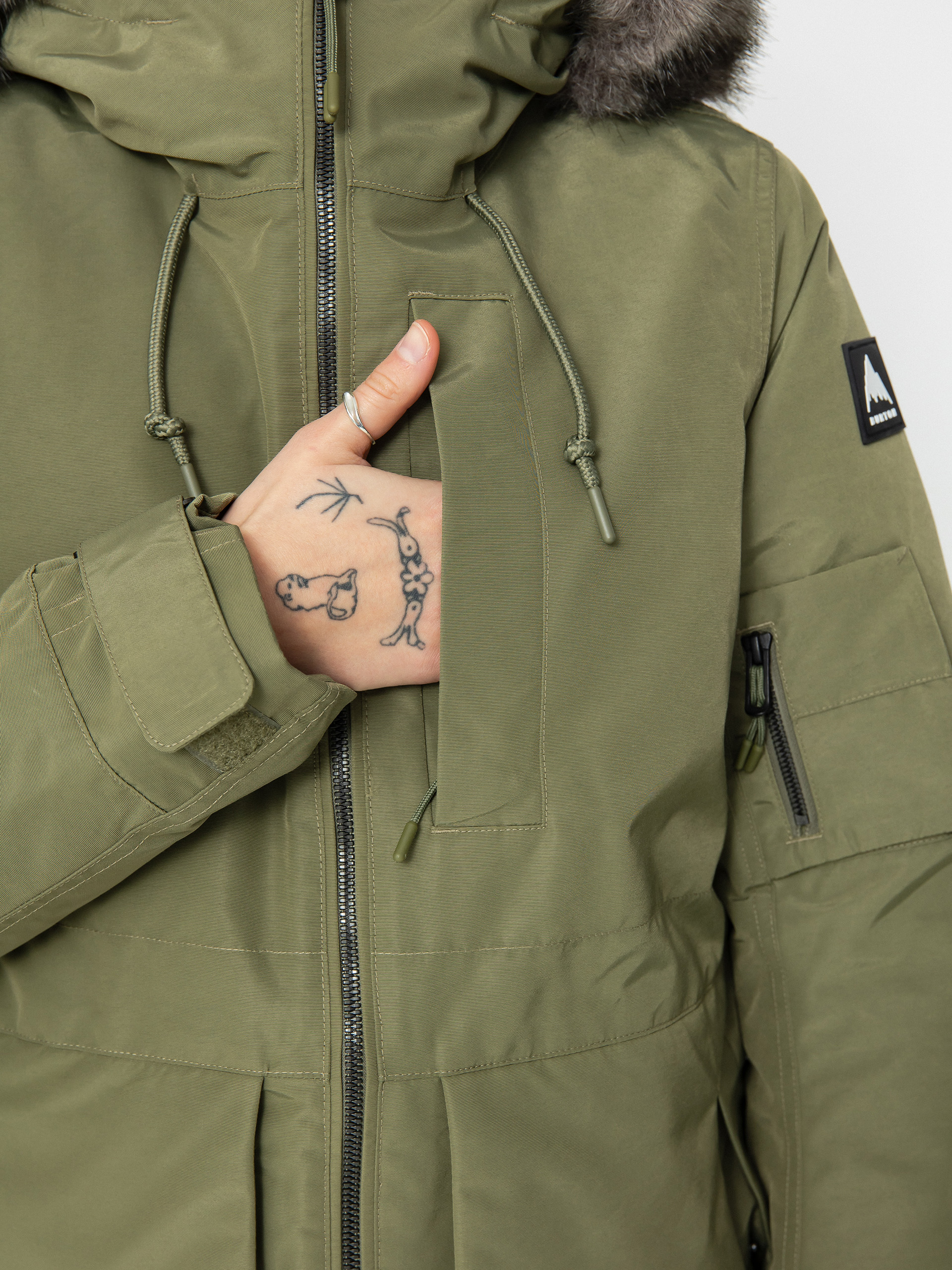 Kurtka snowboardowa Burton Saxton Parka Wmn - zielony