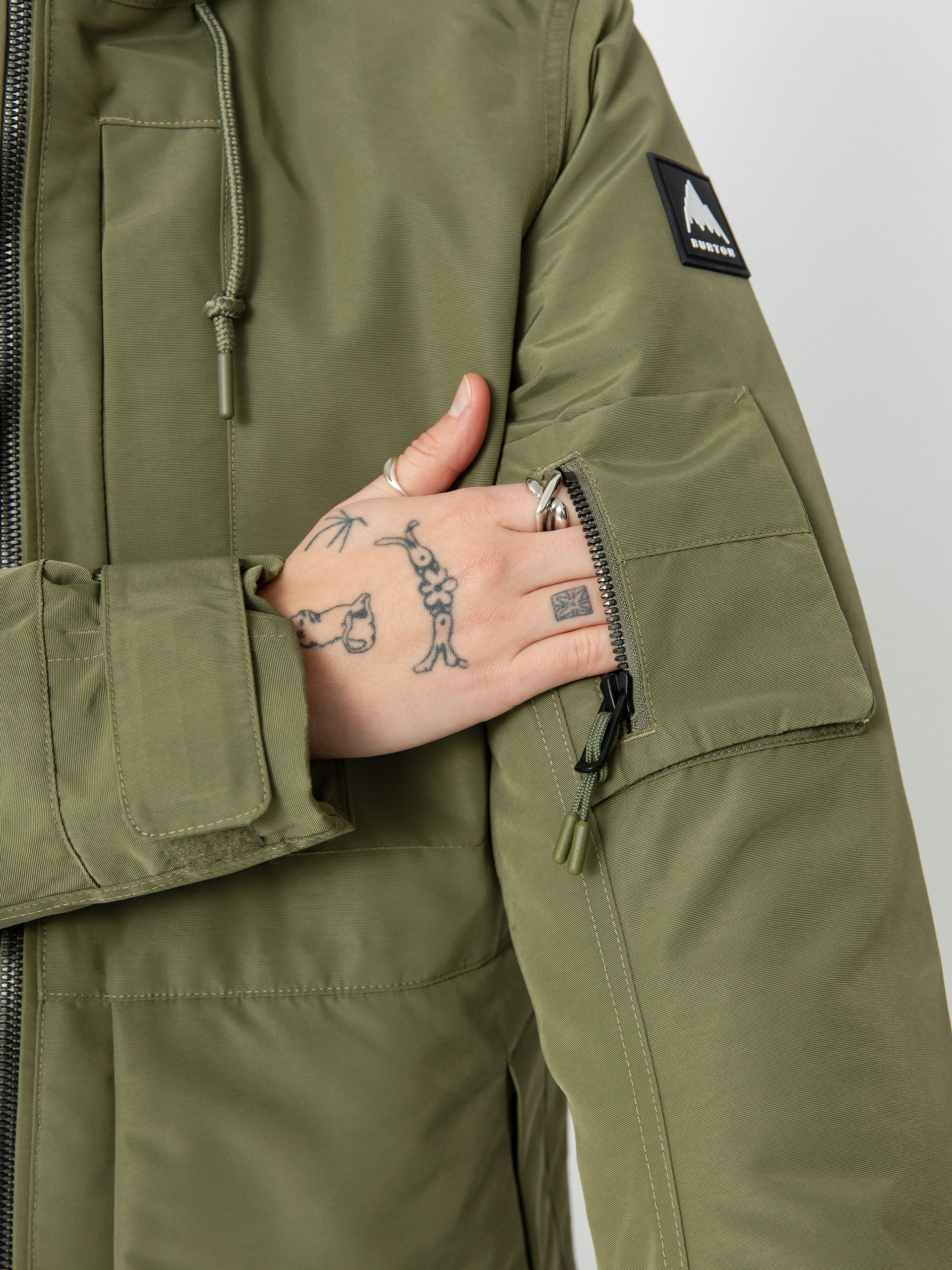 Damska Kurtka snowboardowa Burton Saxton Parka (forest moss)