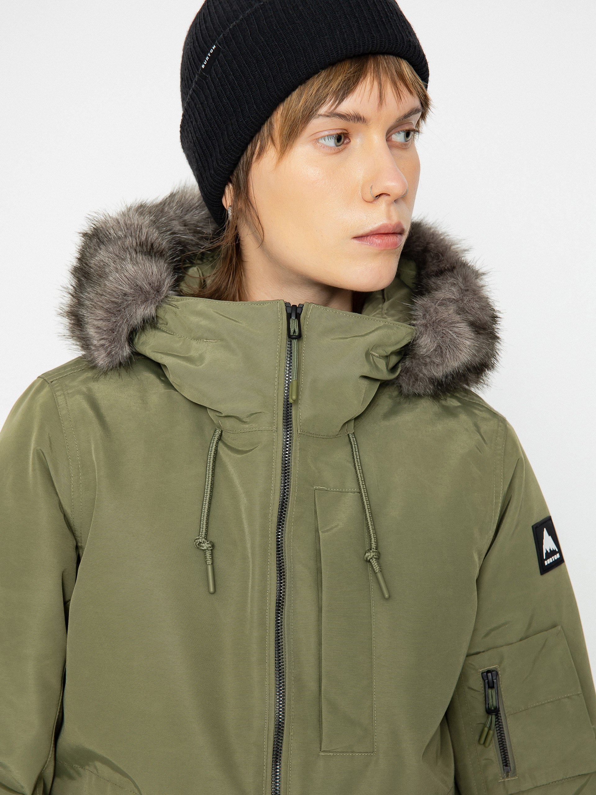 Damska Kurtka snowboardowa Burton Saxton Parka (forest moss)