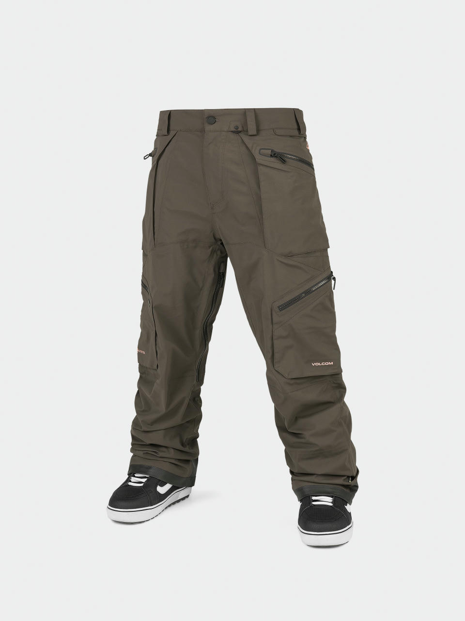 Męskie Spodnie snowboardowe Volcom Guch Stretch Gore (brown)