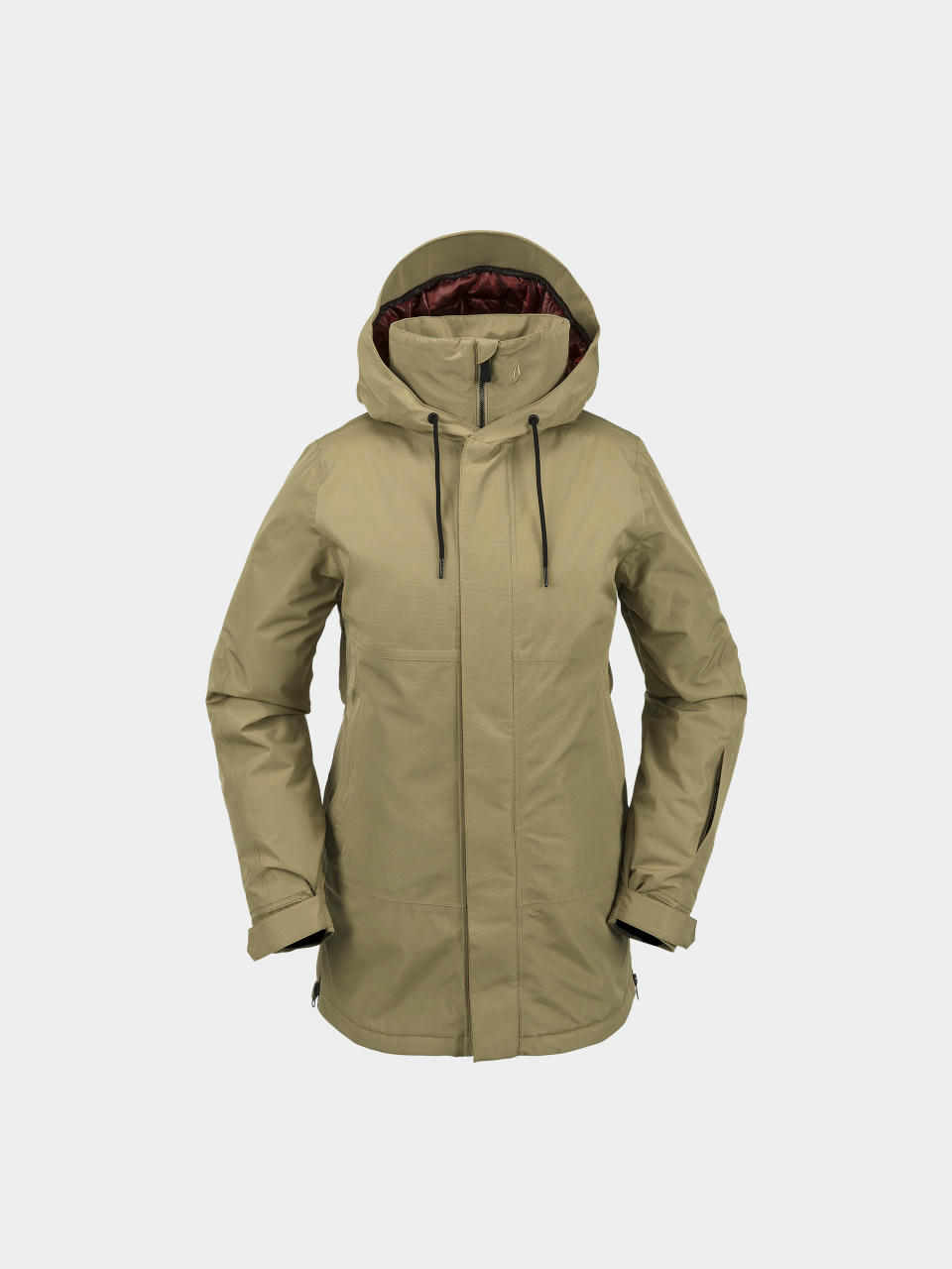 Damska Kurtka snowboardowa Volcom Paxson 2L Tds Inf Parka (dark khaki)