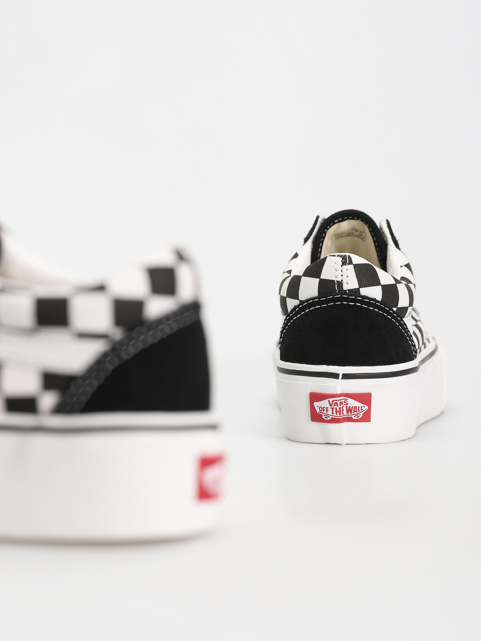 ●CHUNK Buty Vans Old Skool Platform - czarny (checker)