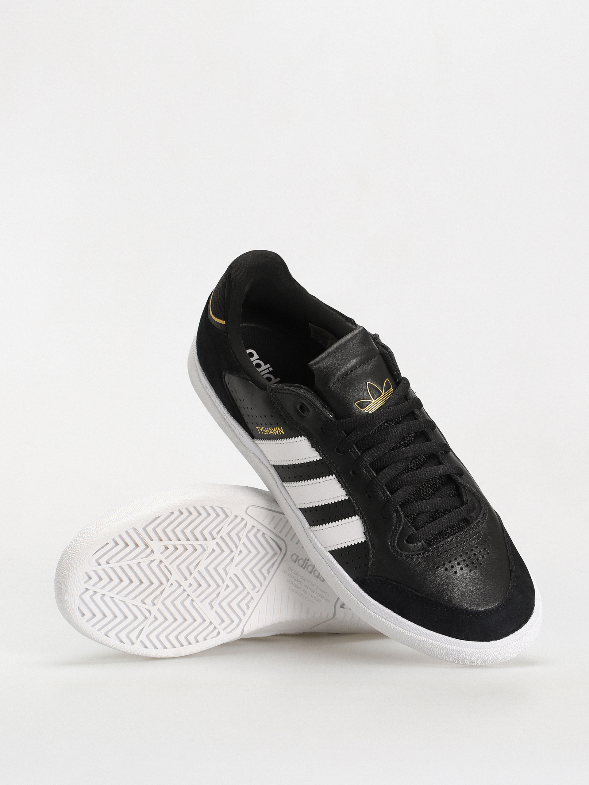 Buty adidas Tyshawn Low (cblack/ftwwht/goldmt)