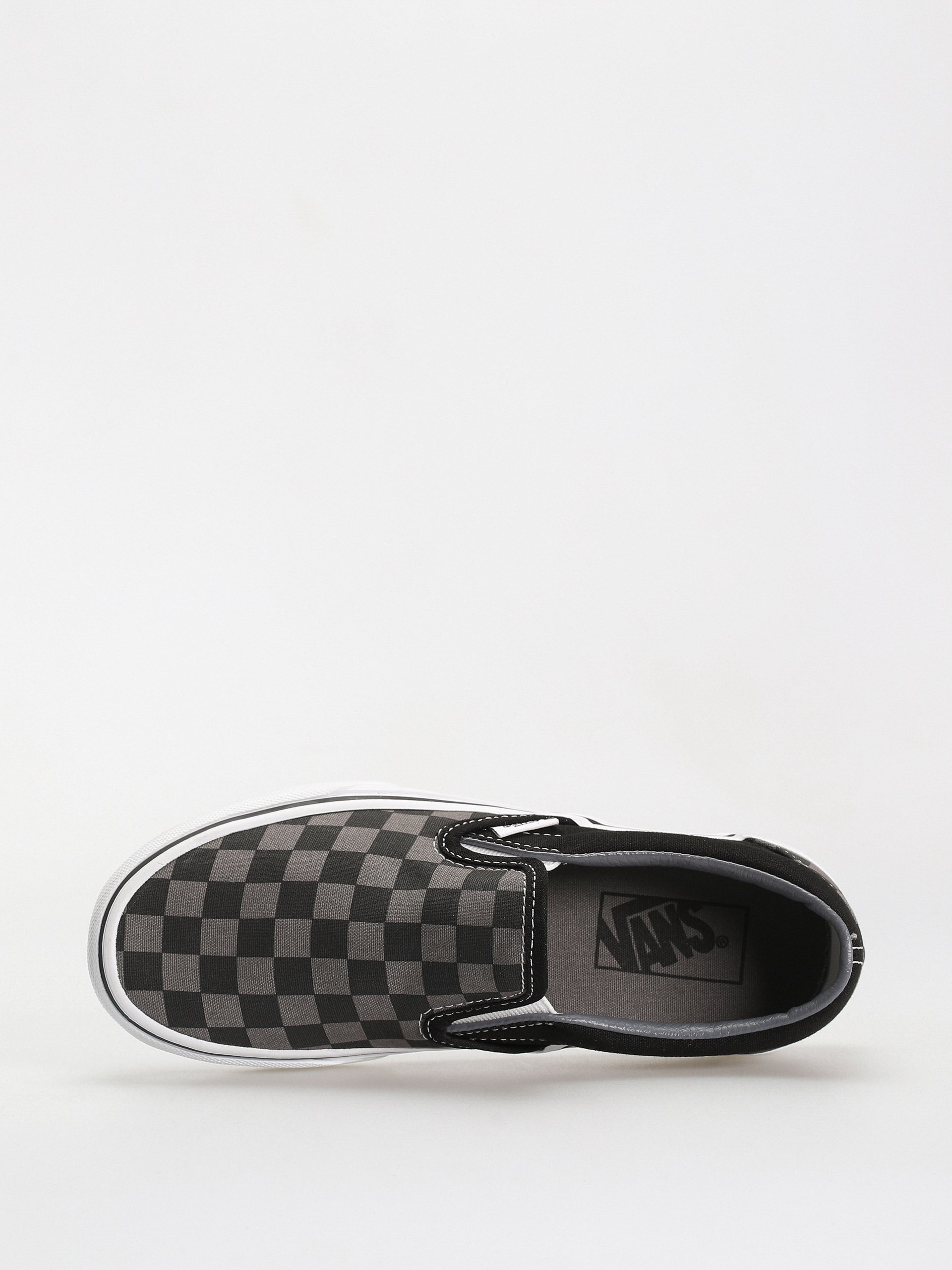 Buty Vans Classic Slip On (black/pewter checkerboard)