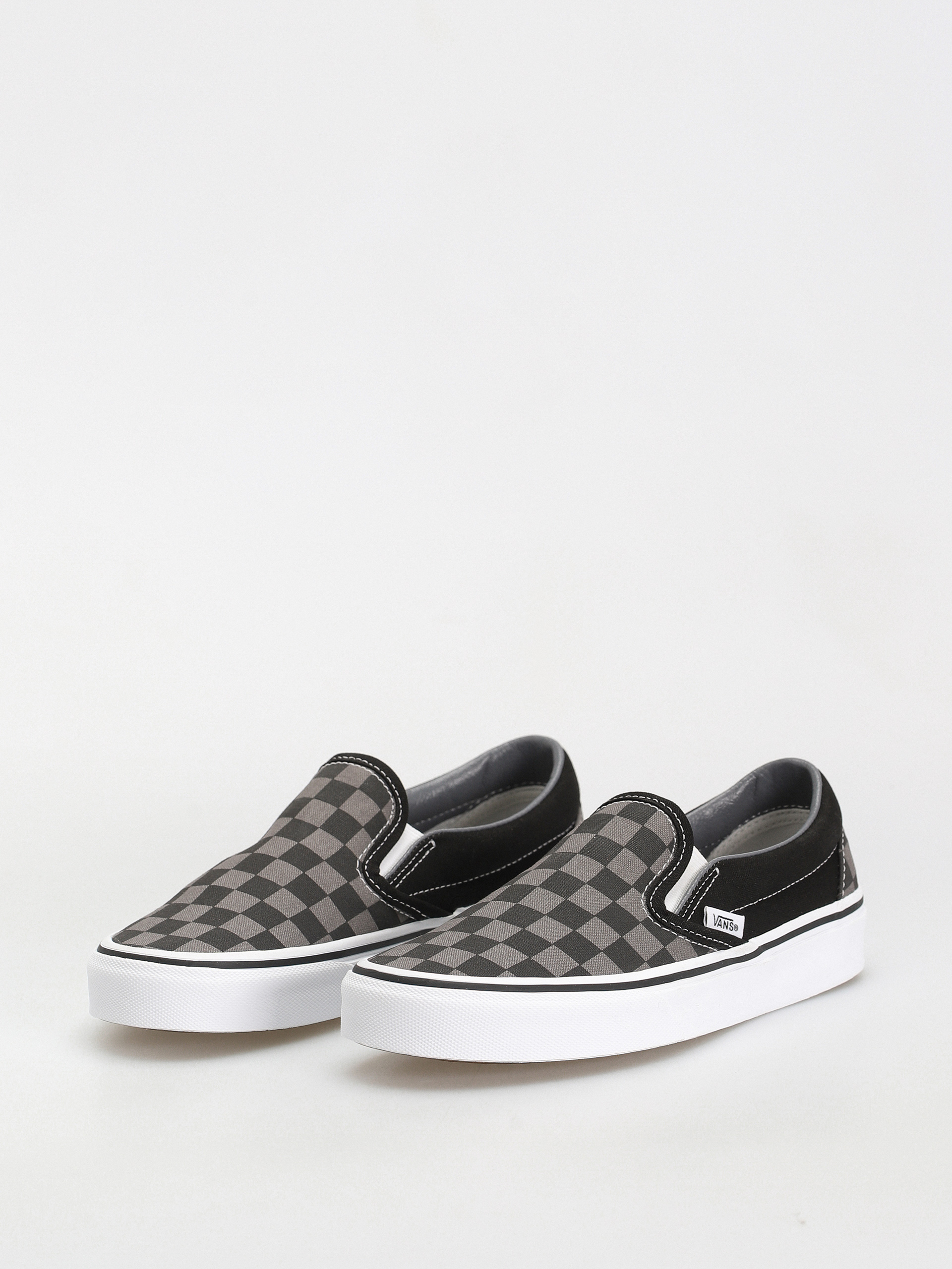 Buty Vans Classic Slip On (black/pewter checkerboard)