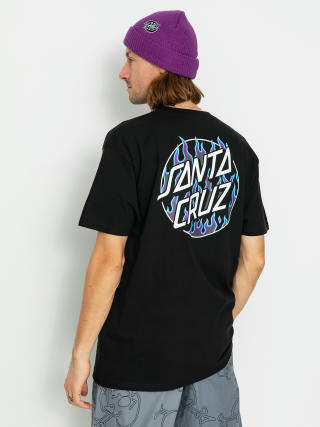 Тениска Santa Cruz X Thrasher Flame Dot (black)