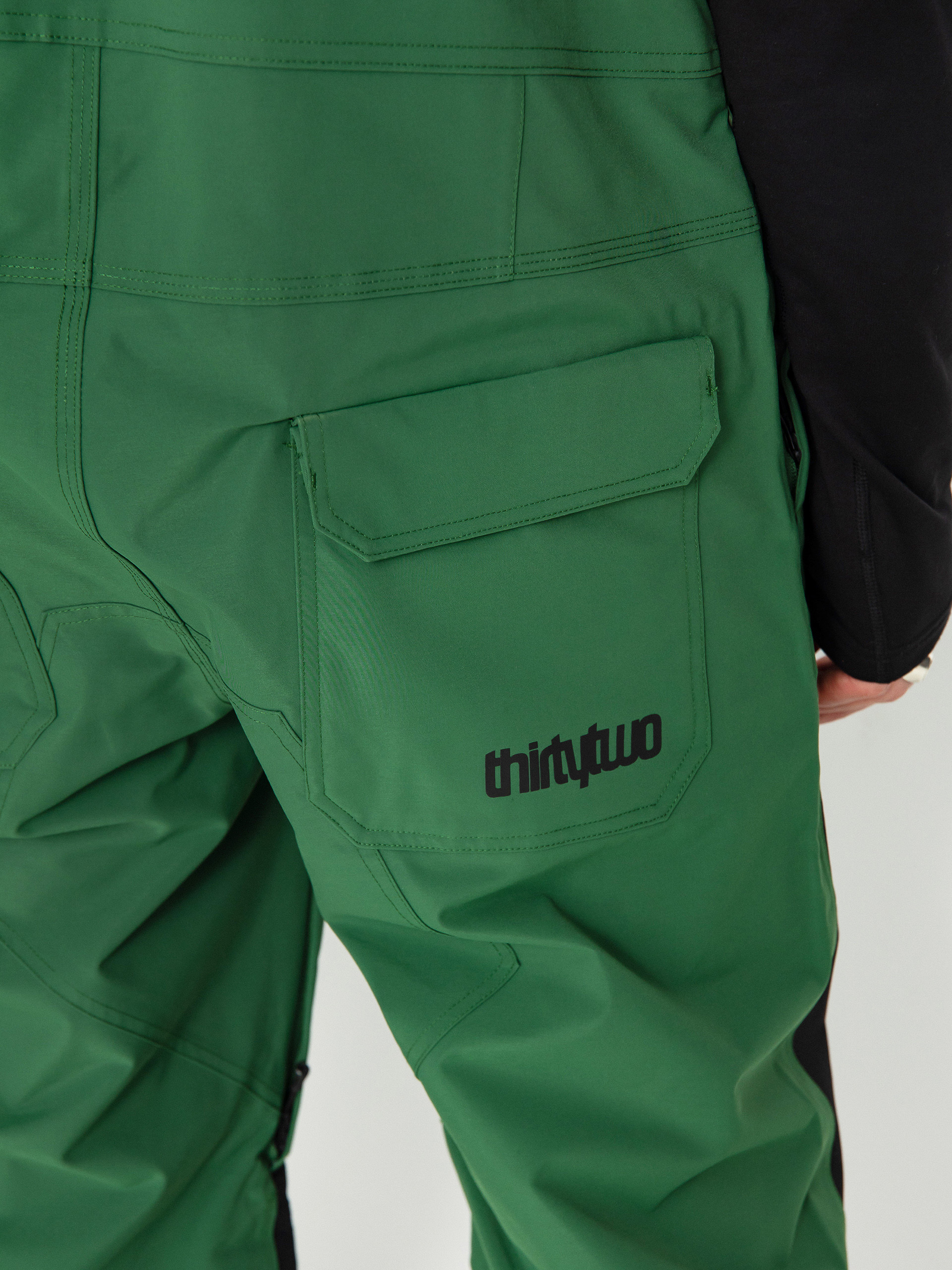 Męskie Spodnie snowboardowe ThirtyTwo Basement Bib (green)