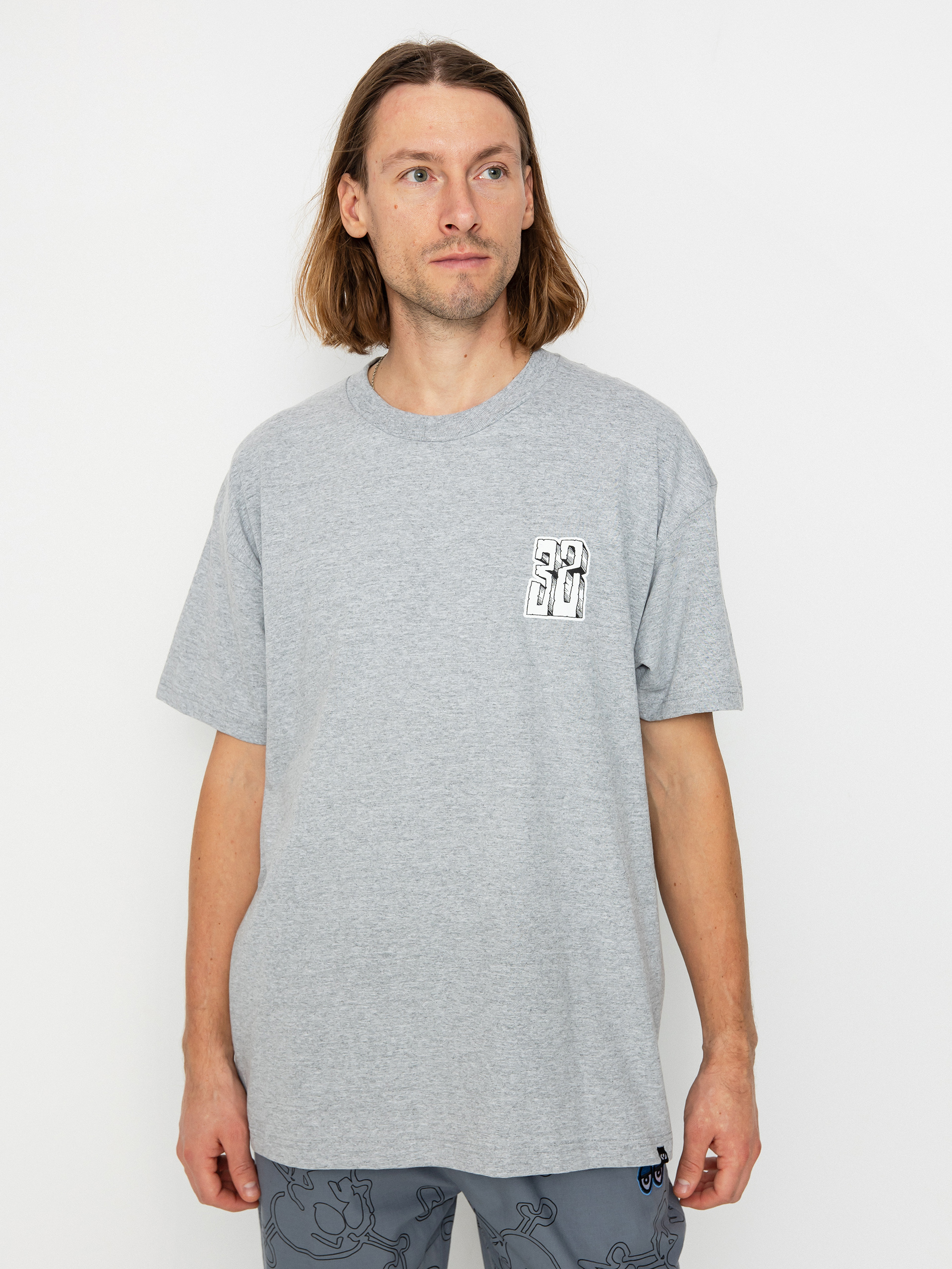 T-shirt ThirtyTwo Bonecrusher (grey/heather)