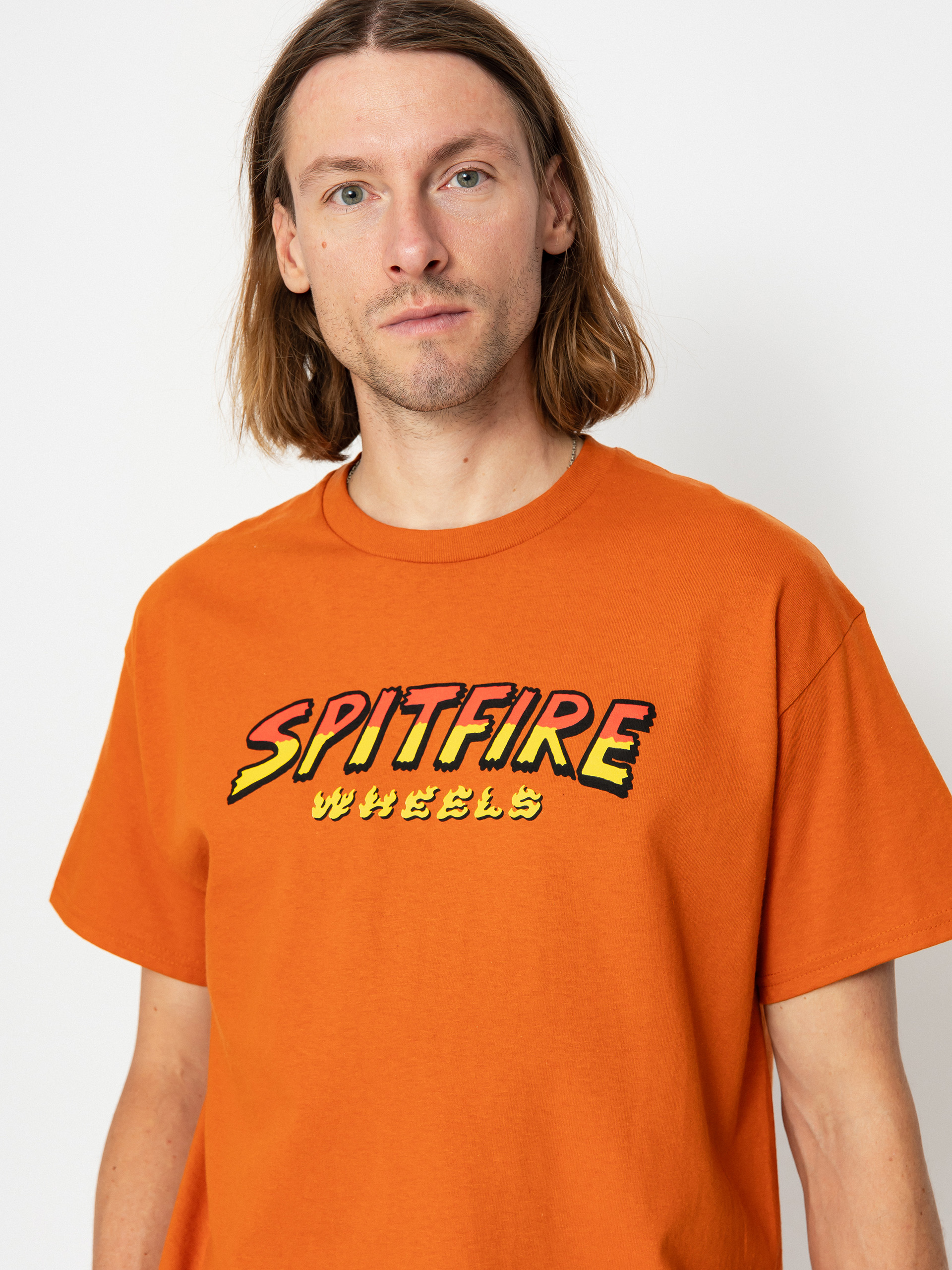 T-shirt Spitfire Hl Hounds Script (orange/multi)