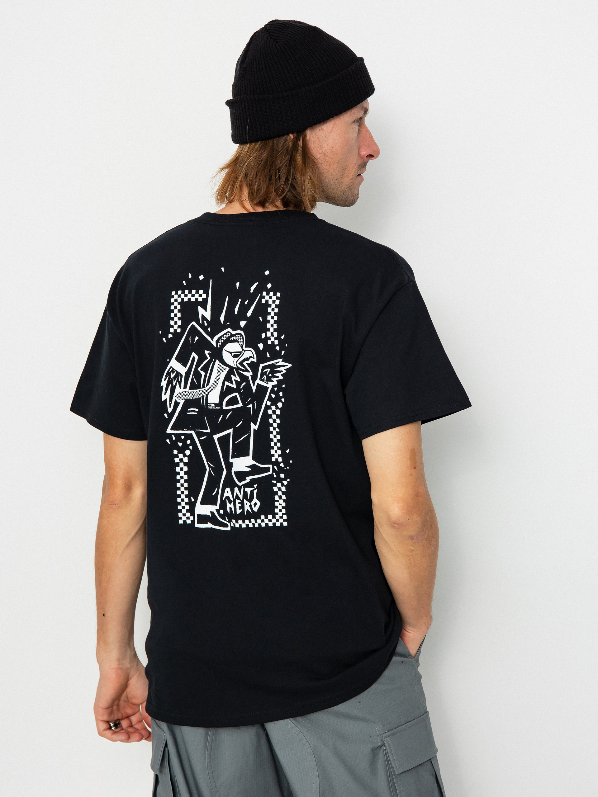 T-shirt Antihero Rude Bwoy (black/white)