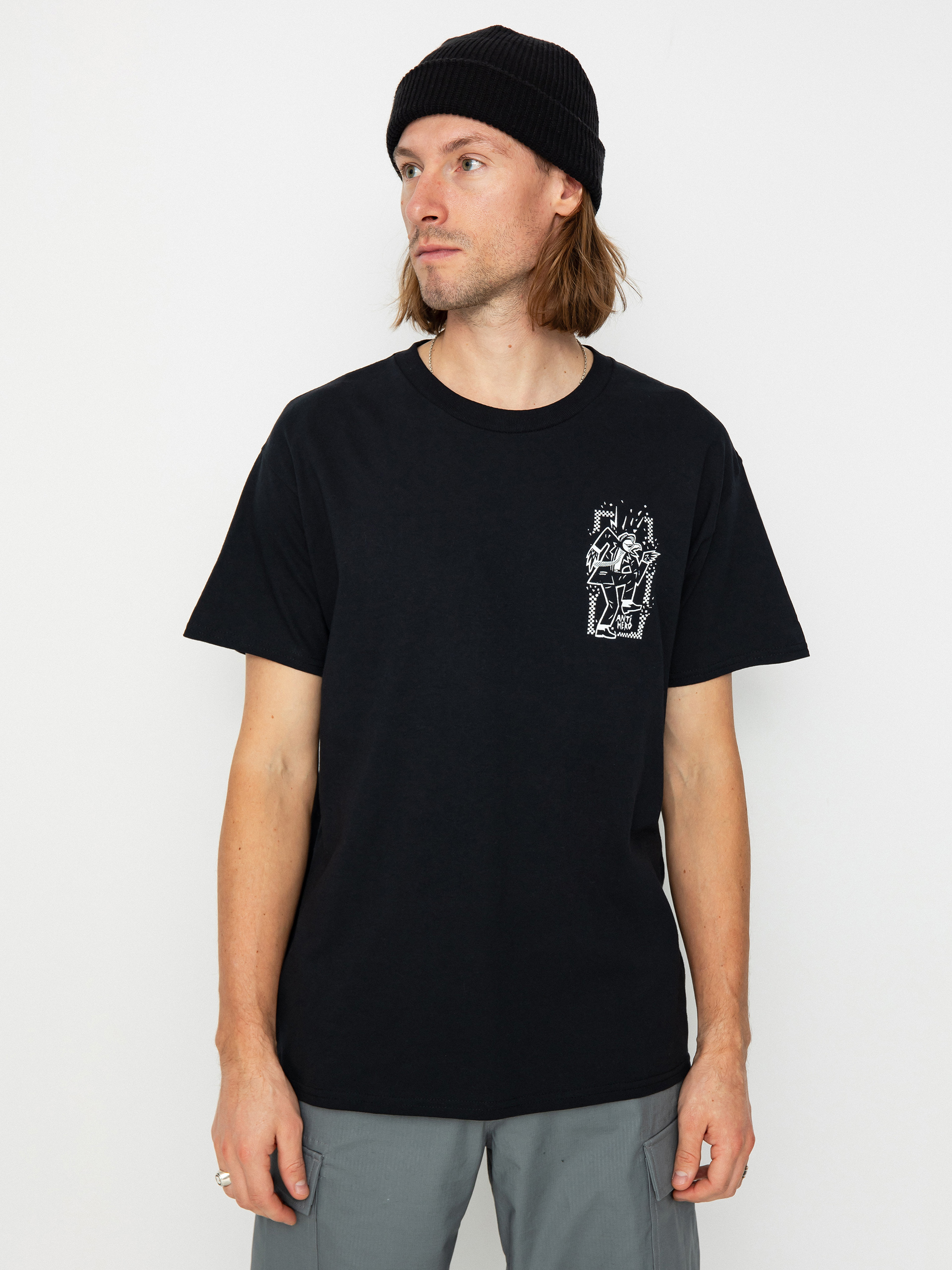 T-shirt Antihero Rude Bwoy (black/white)