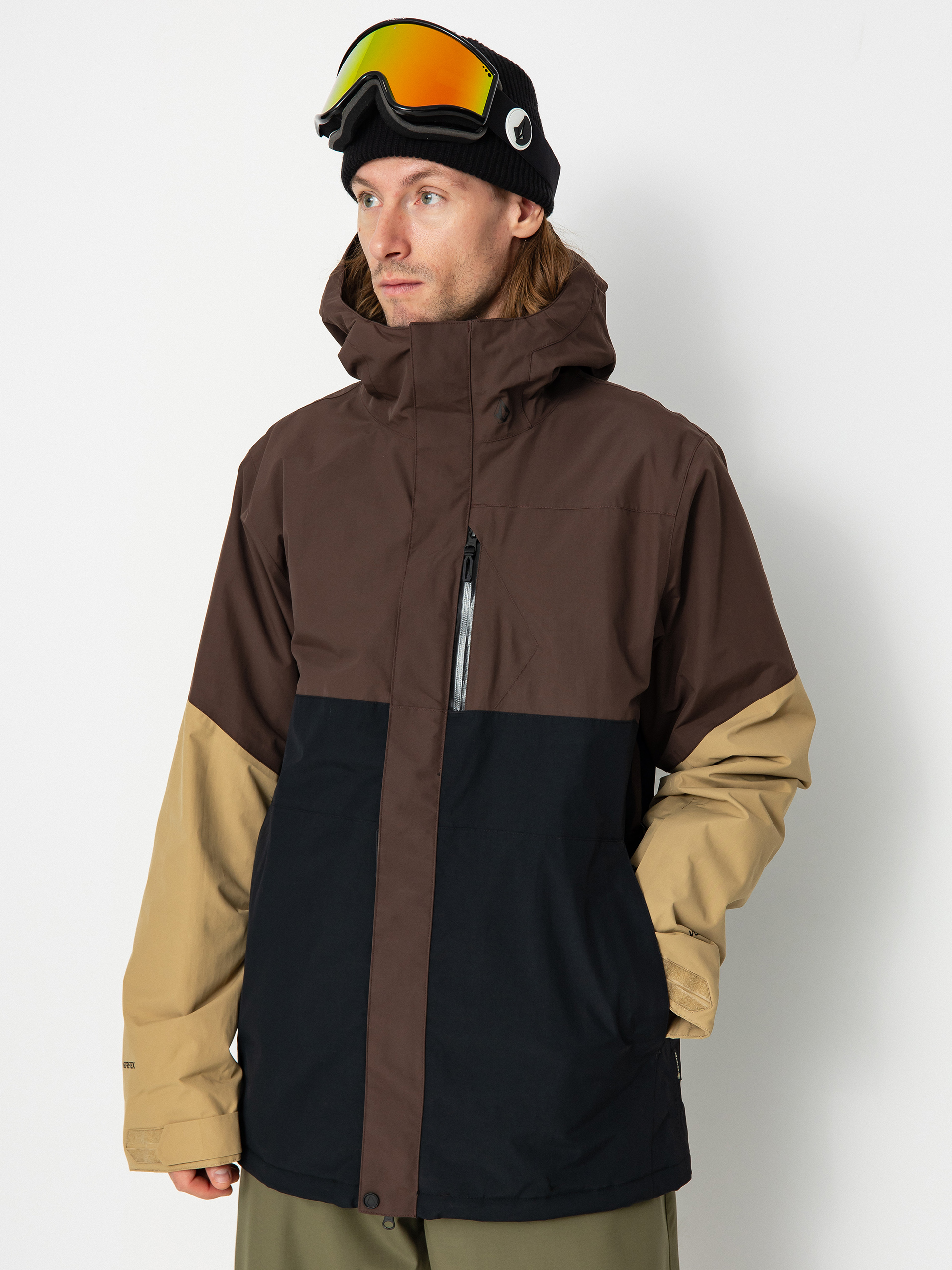 Męska Kurtka snowboardowa Volcom L Ins Gore Tex (brown)