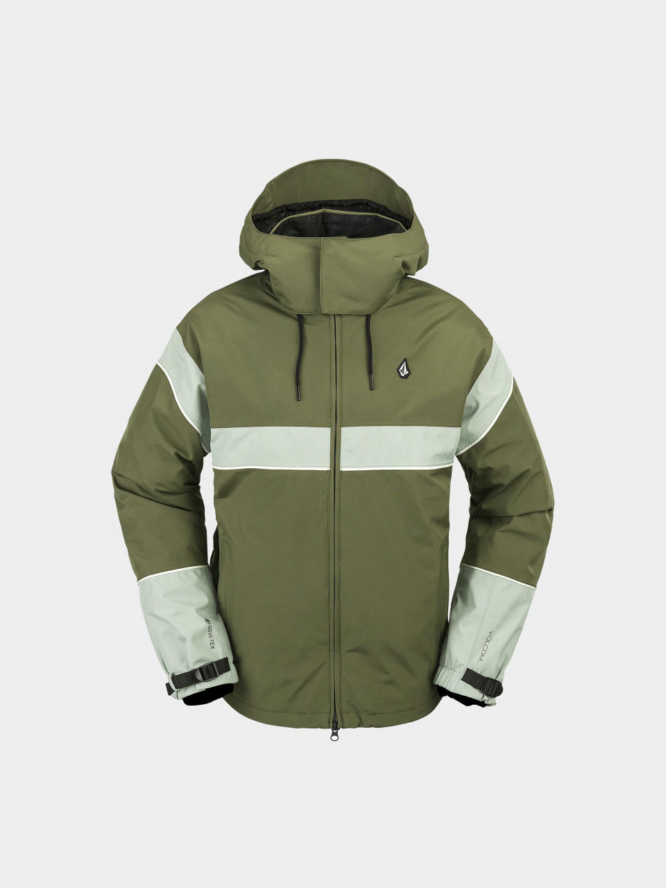 Damska Kurtka snowboardowa Volcom Melancon Gore Tex (military)