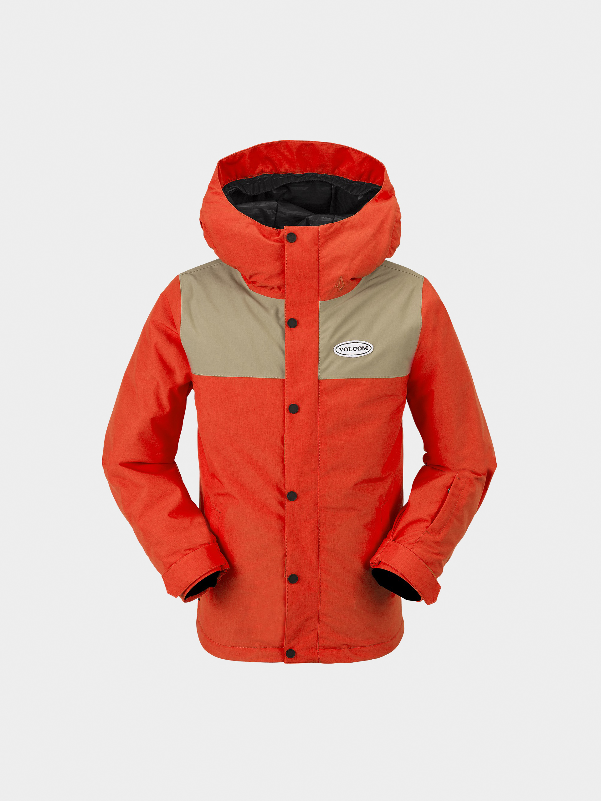 Kurtka snowboardowa Volcom Stone.91 Ins JR (orange shock)