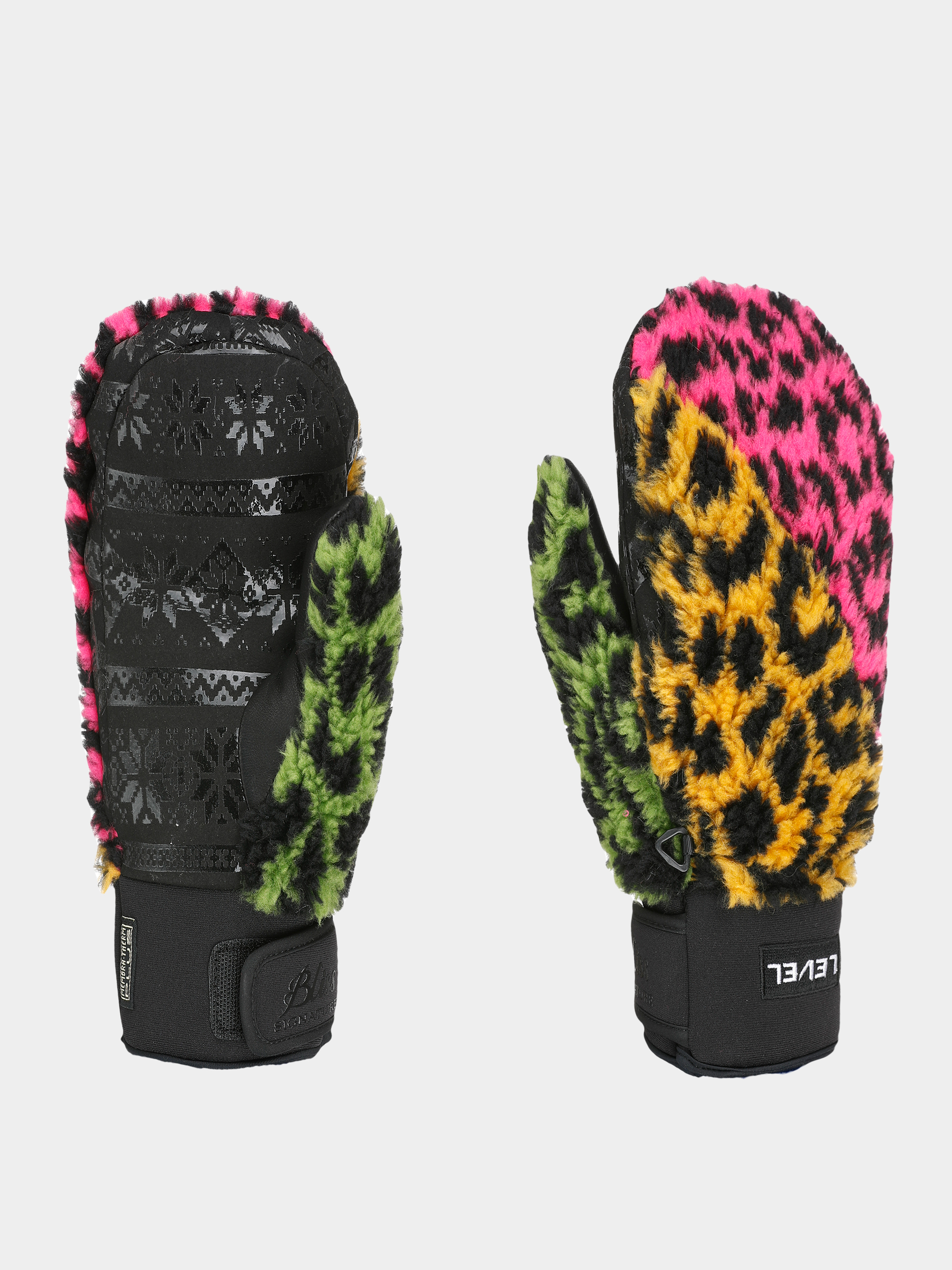 Ru0119kawice Level Siberian Mitt Wmn (pk rainbow)