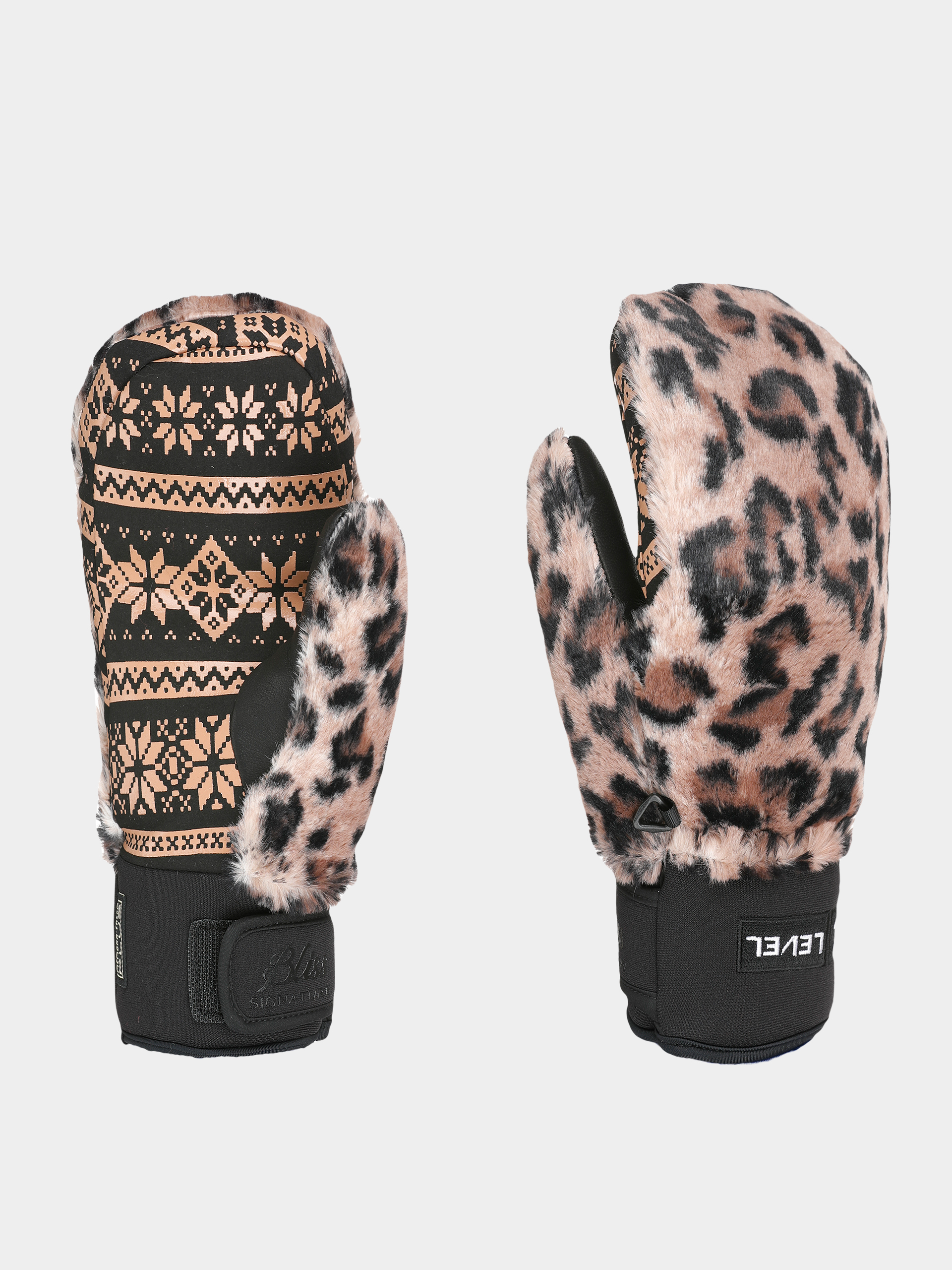 Rękawice Level Siberian Mitt Wmn (pk brown)
