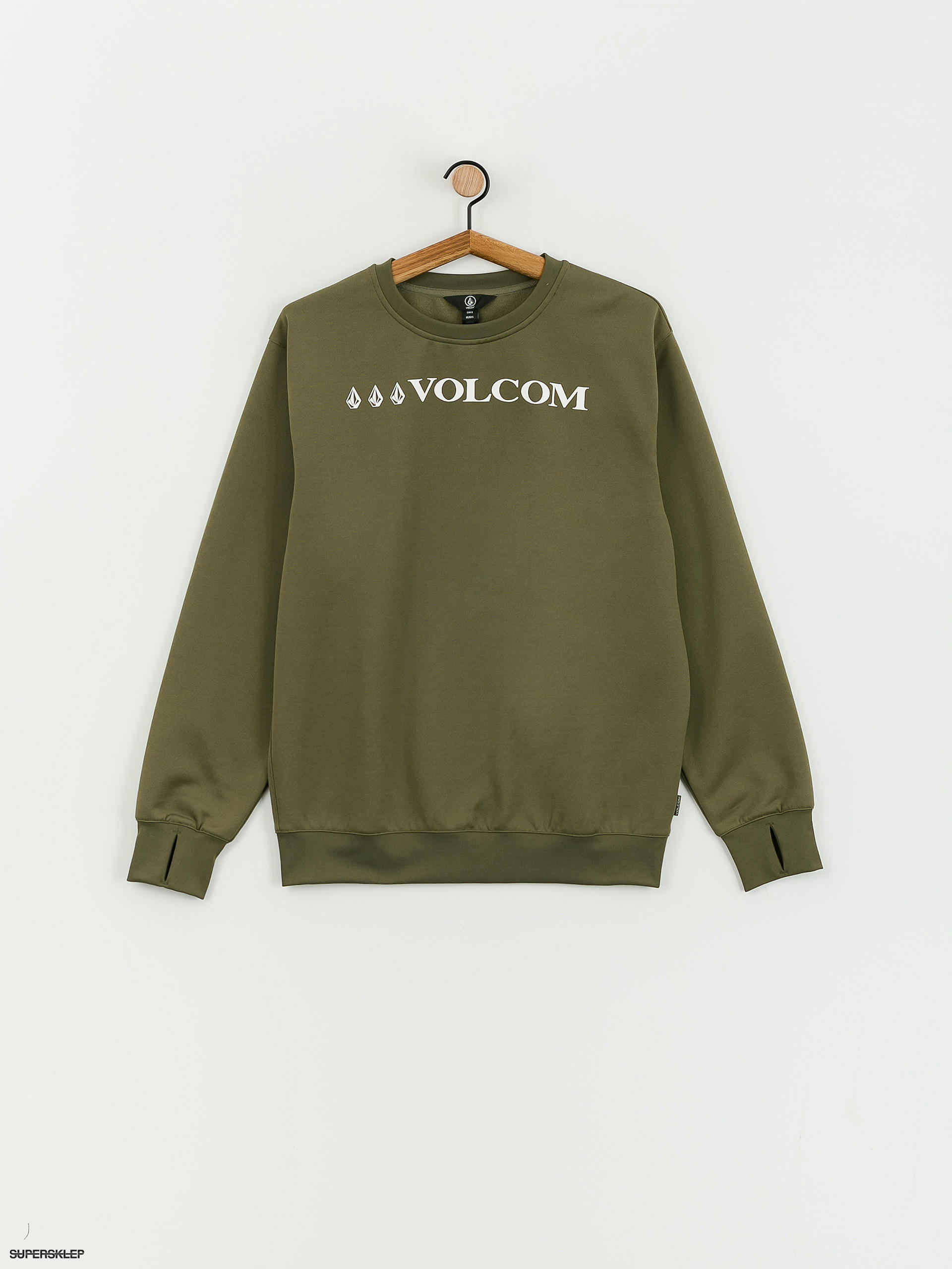 Bluza aktywna Volcom Core Hydro Crew (military)