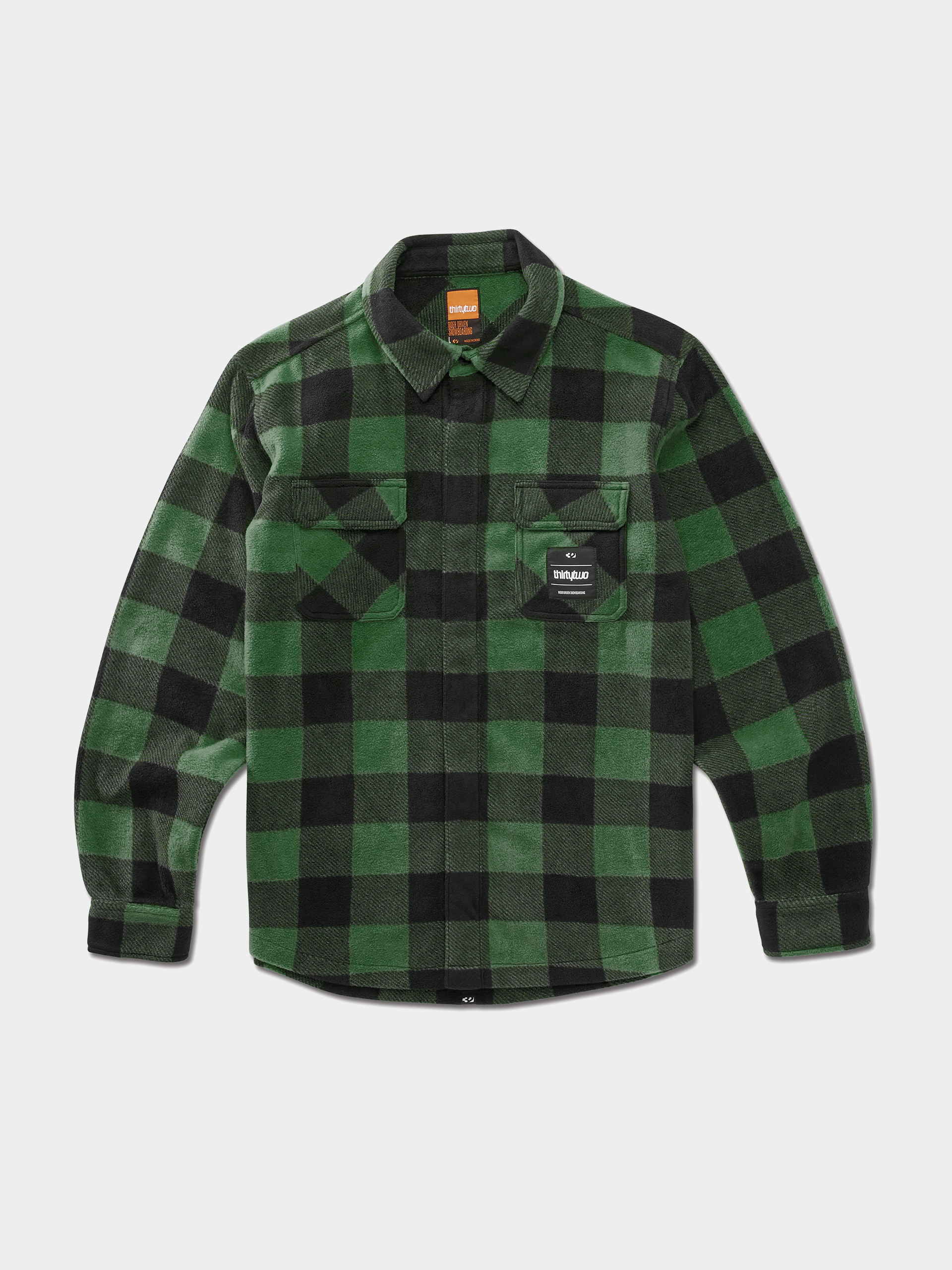 Męska Bluza aktywna ThirtyTwo Rest Stop Shirt (green)