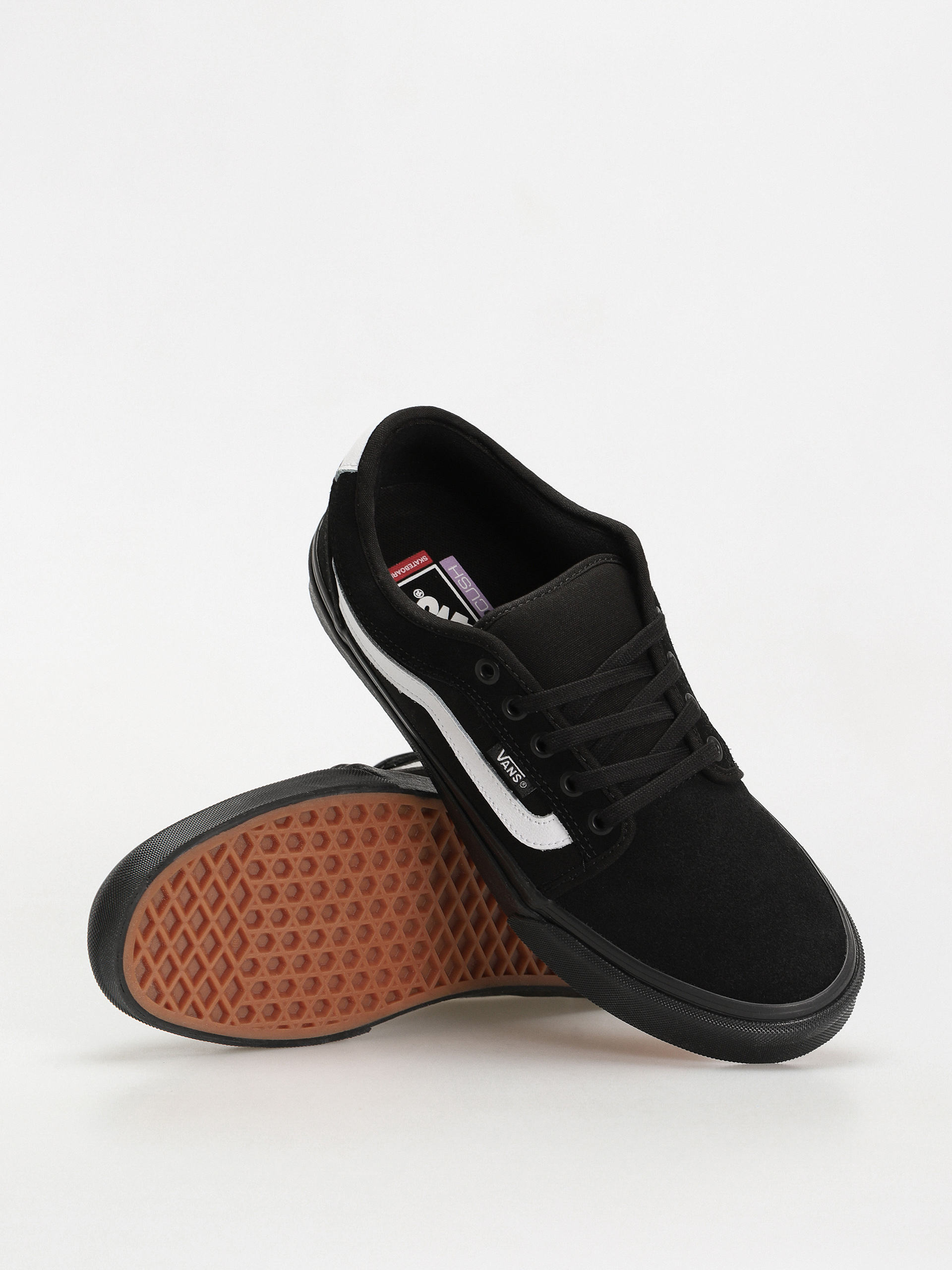 Buty Vans Chukka Low Sidestripe (black/black/white)