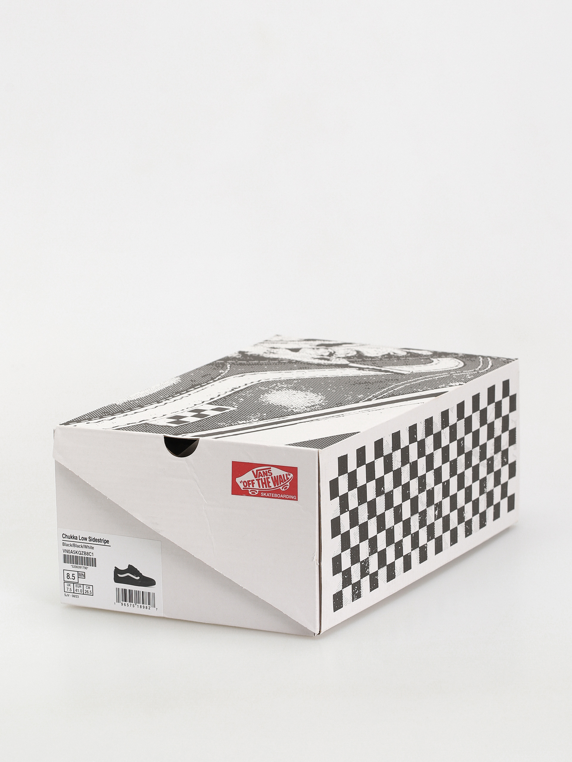 Buty Vans Chukka Low Sidestripe (black/black/white)