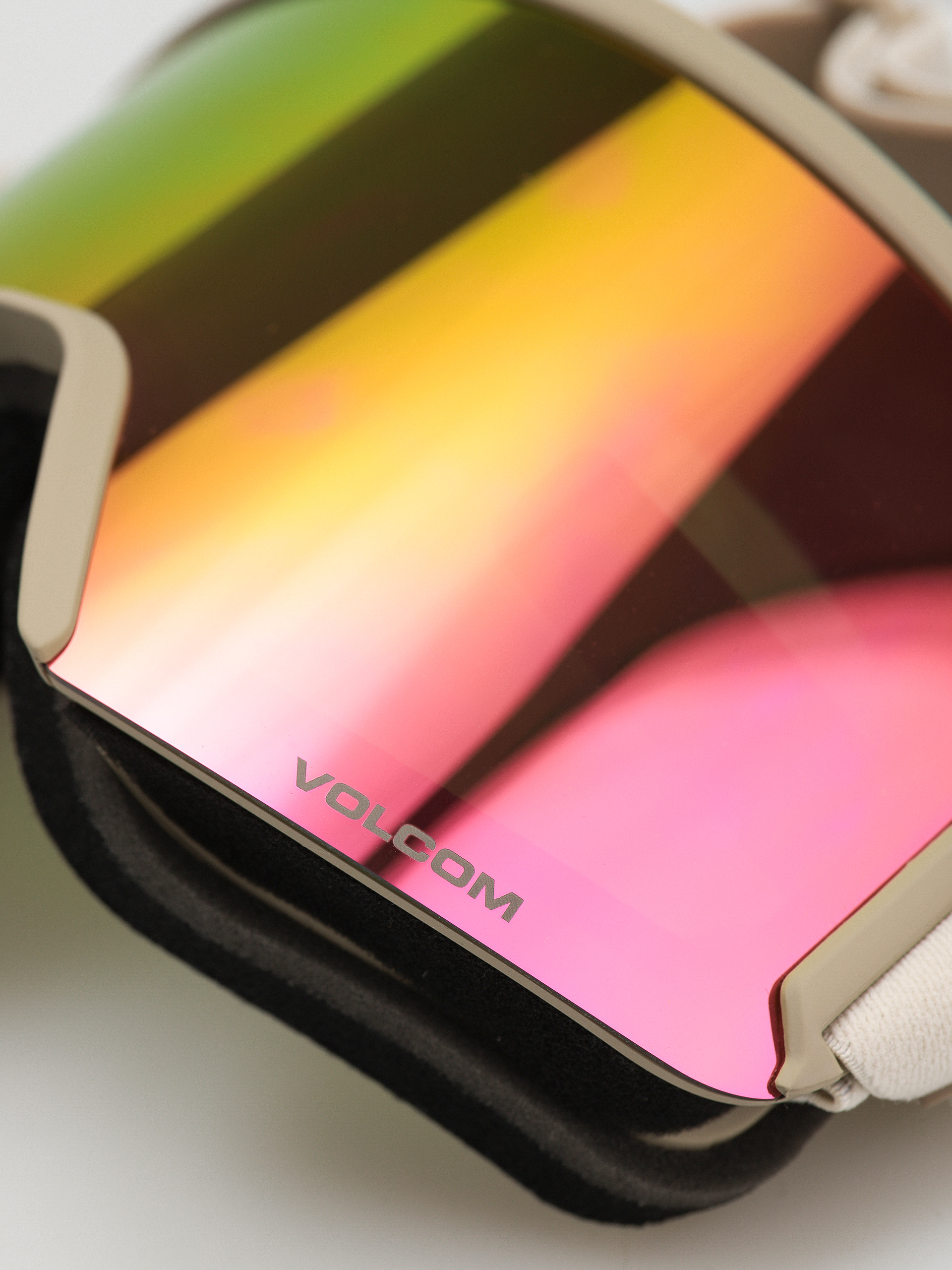 Gogle Volcom Garden (khakiest/sand/pink chrome+bl yellow)