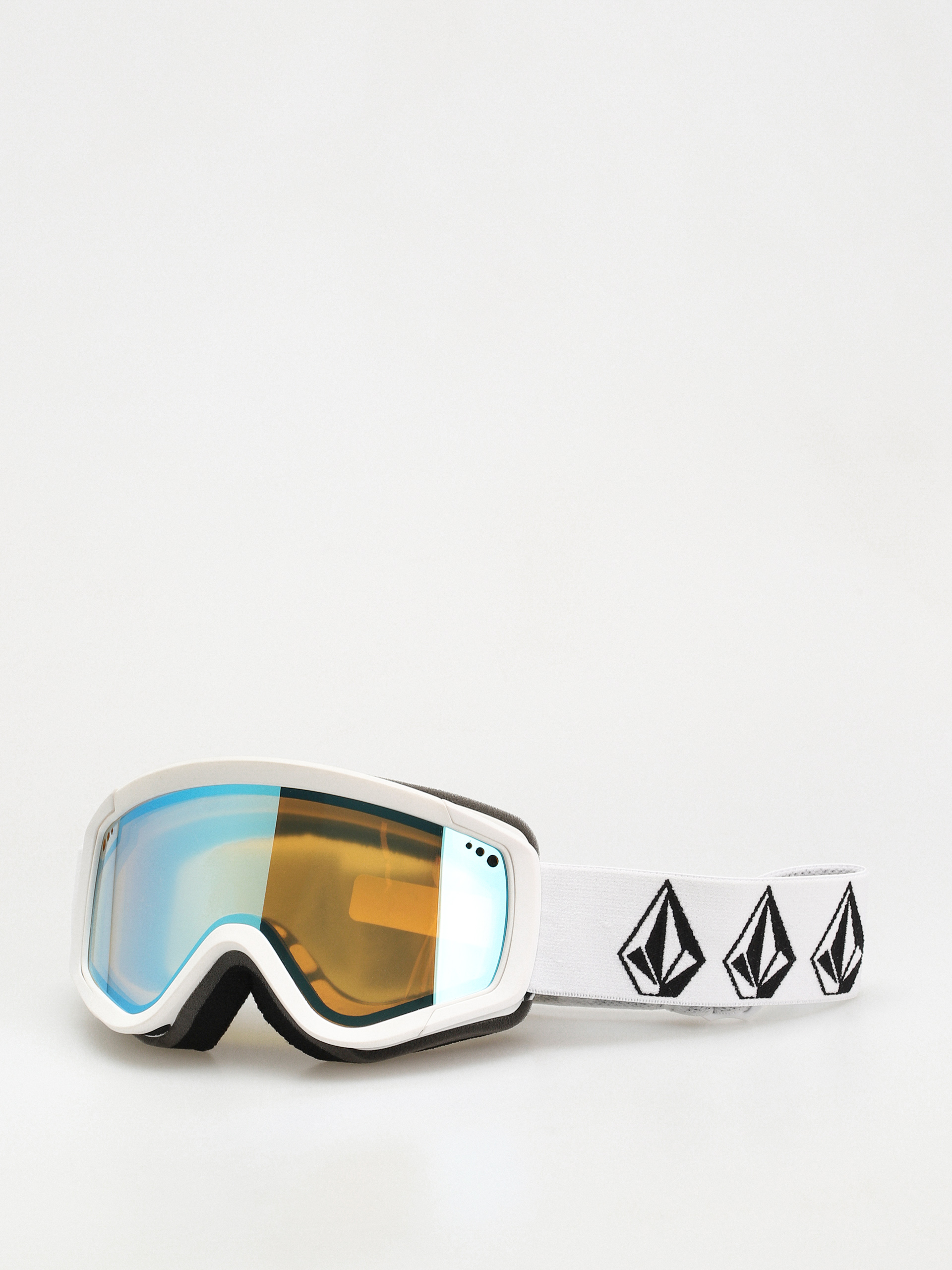 Gogle Volcom Attunga Youth (matte white stone/bl dark grey/ice chrome)