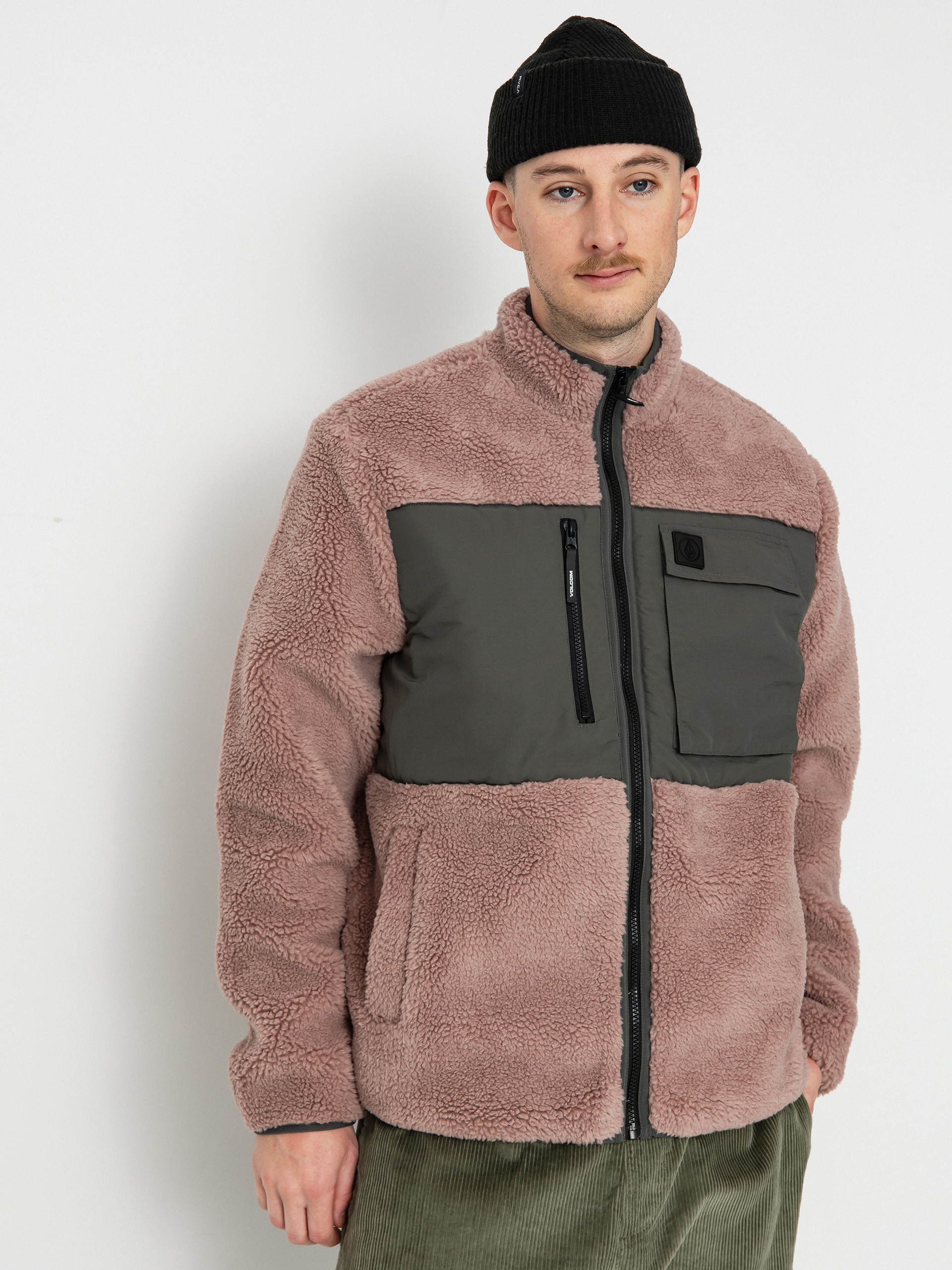 Bluza Volcom Storm Stone Zip (bordeaux brown)