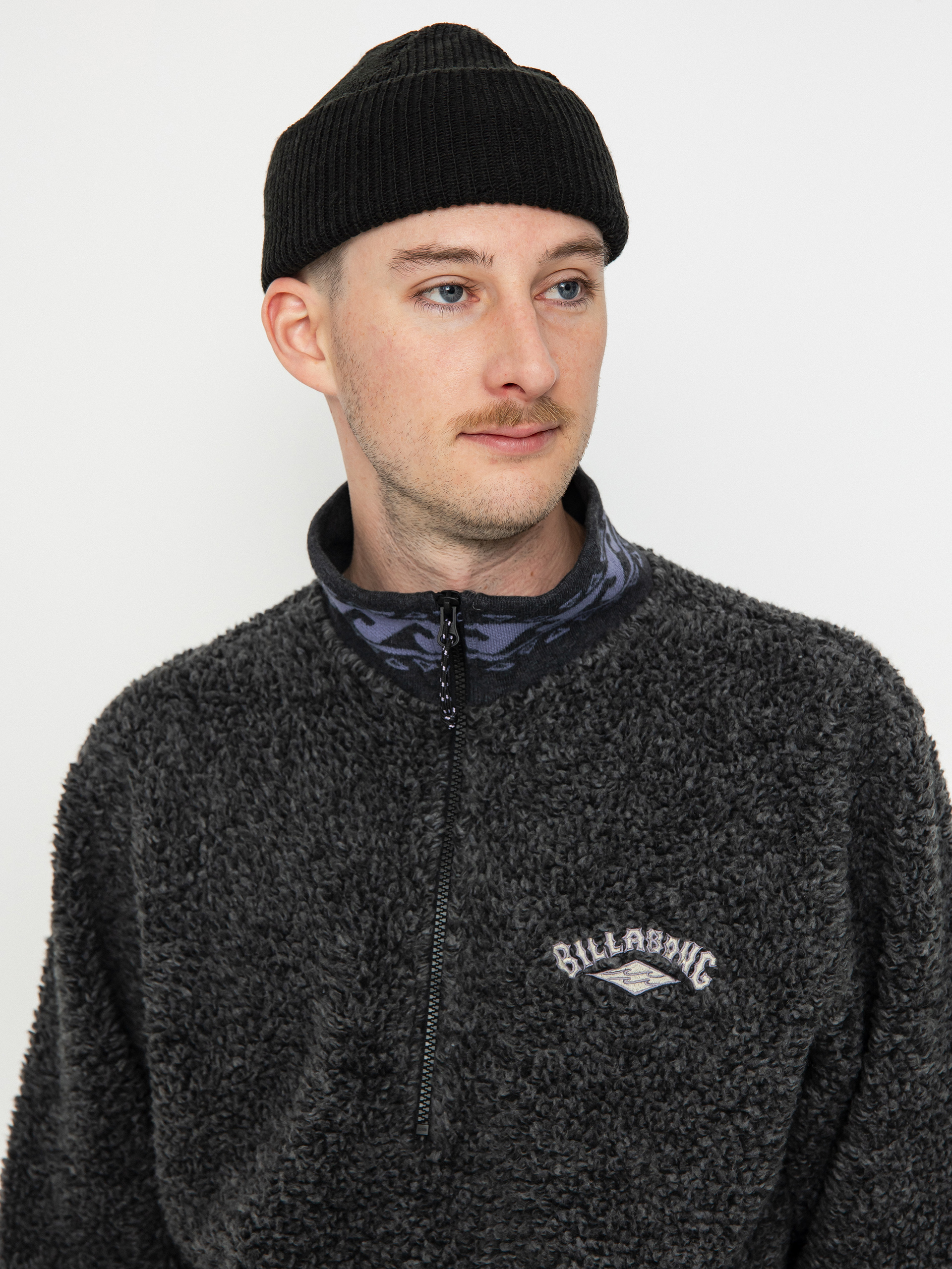 Męski Polar Billabong Boundary Bunyip (black heather)