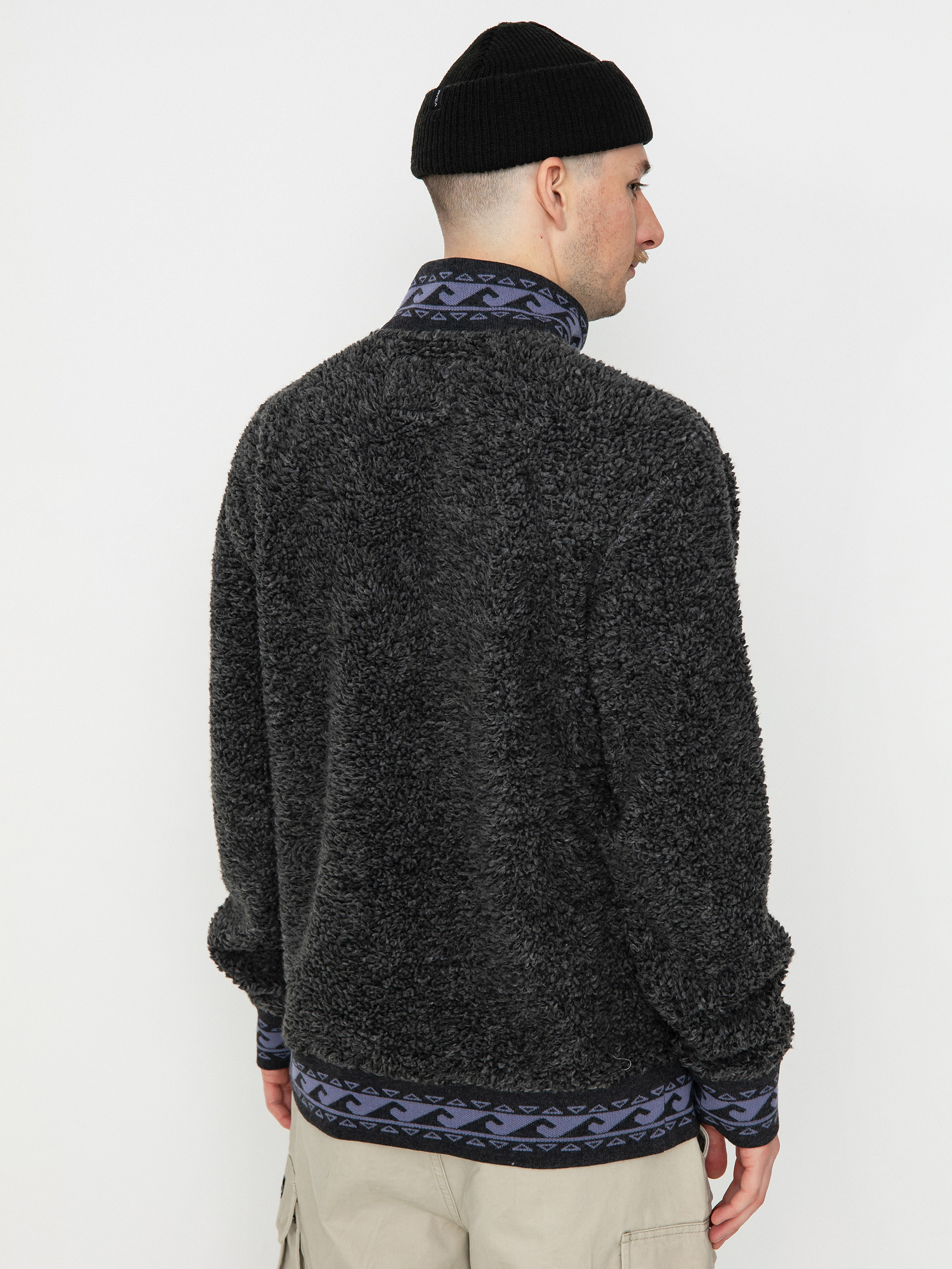 Męski Polar Billabong Boundary Bunyip (black heather)