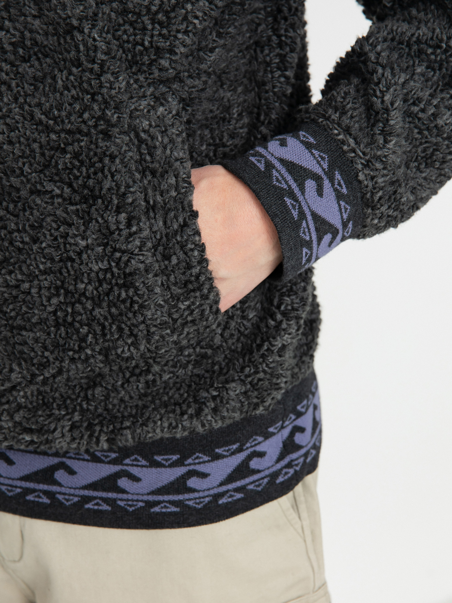 Męski Polar Billabong Boundary Bunyip (black heather)