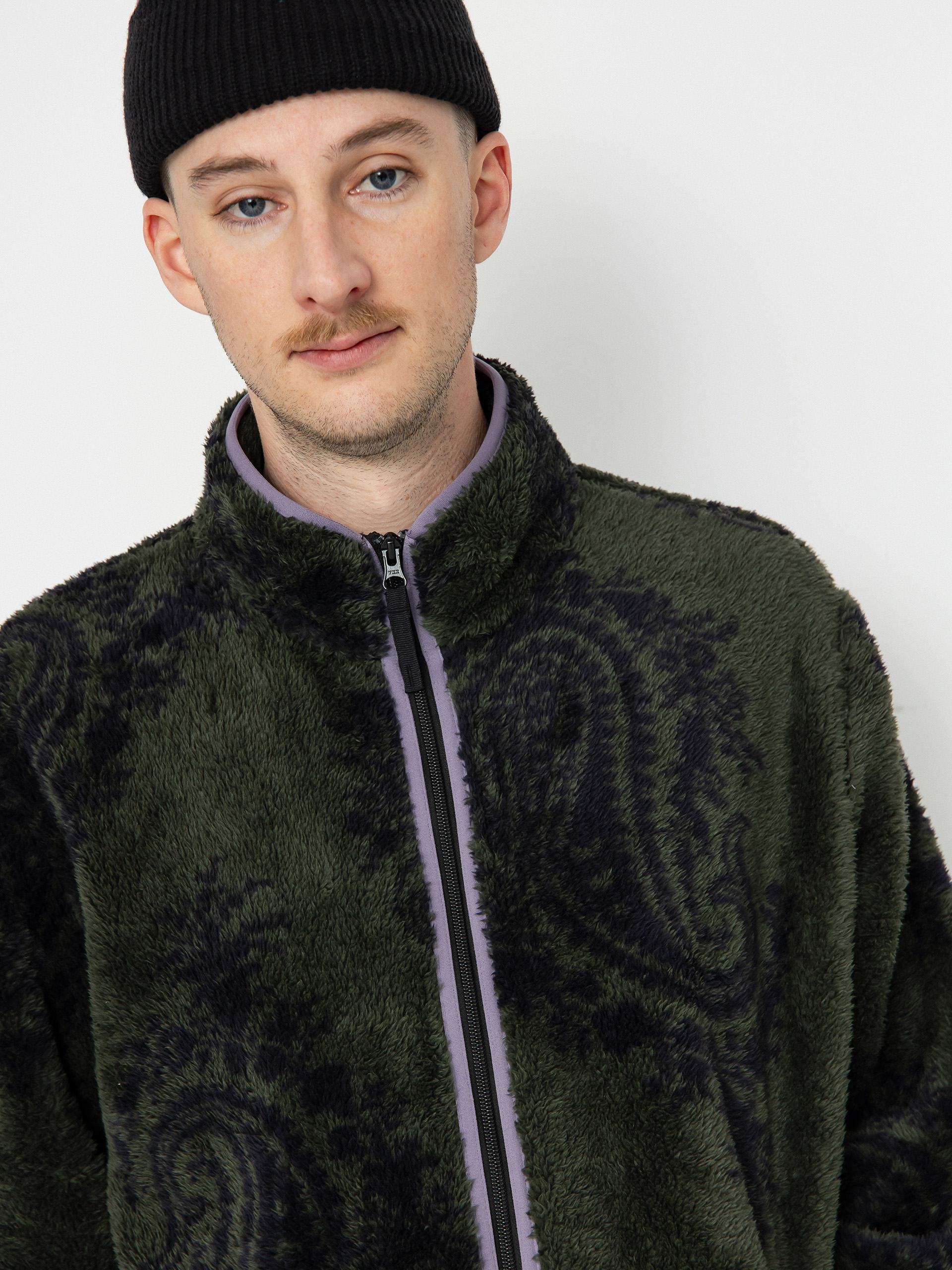 Męski Polar Carhartt WIP Jebson (paisley big print plant/glassy purple)