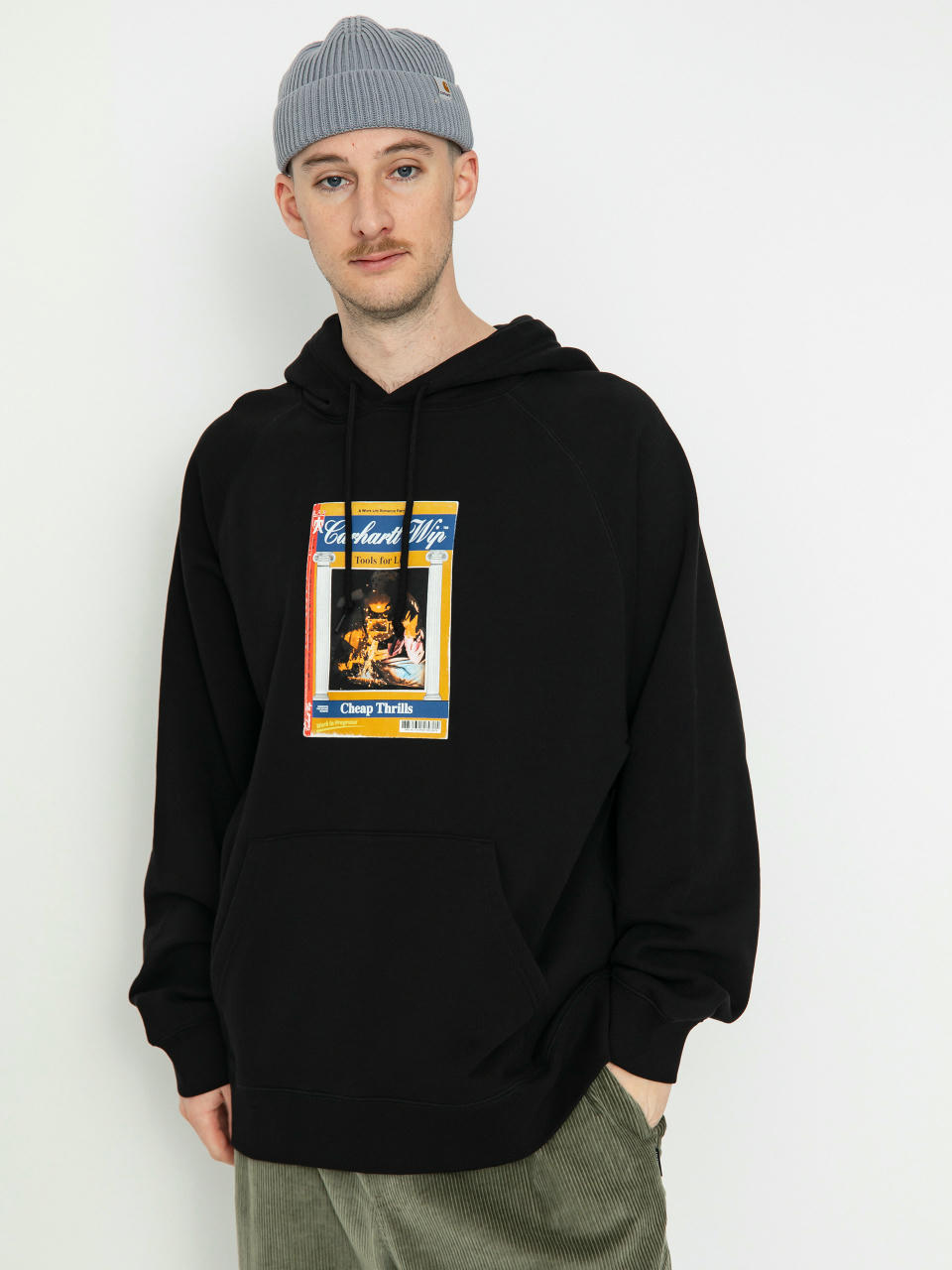 Bluza z kapturem Carhartt WIP Cheap Thrills HD (black)