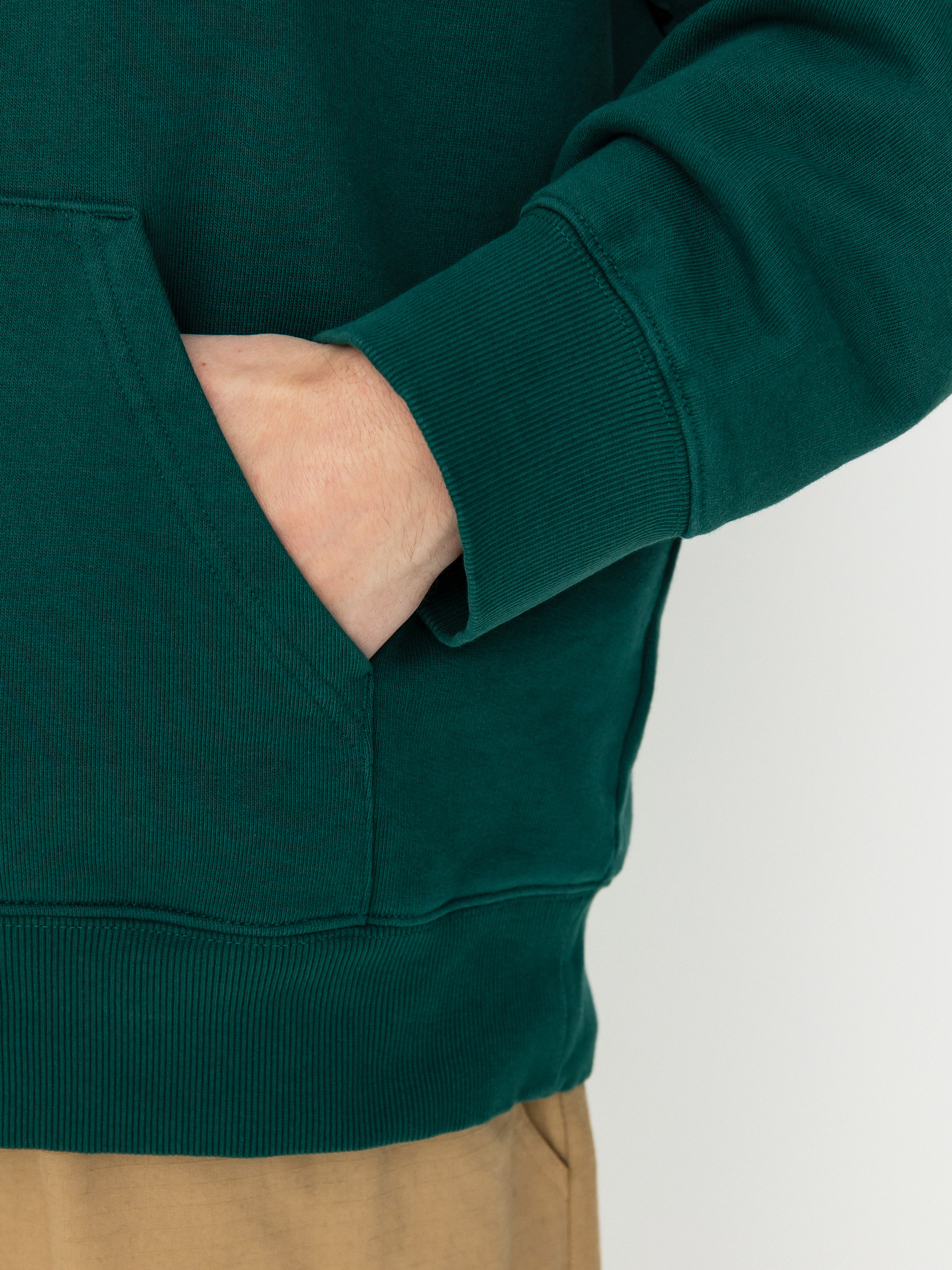 Bluza z kapturem Carhartt WIP Onyx Script HD (chervil/white)