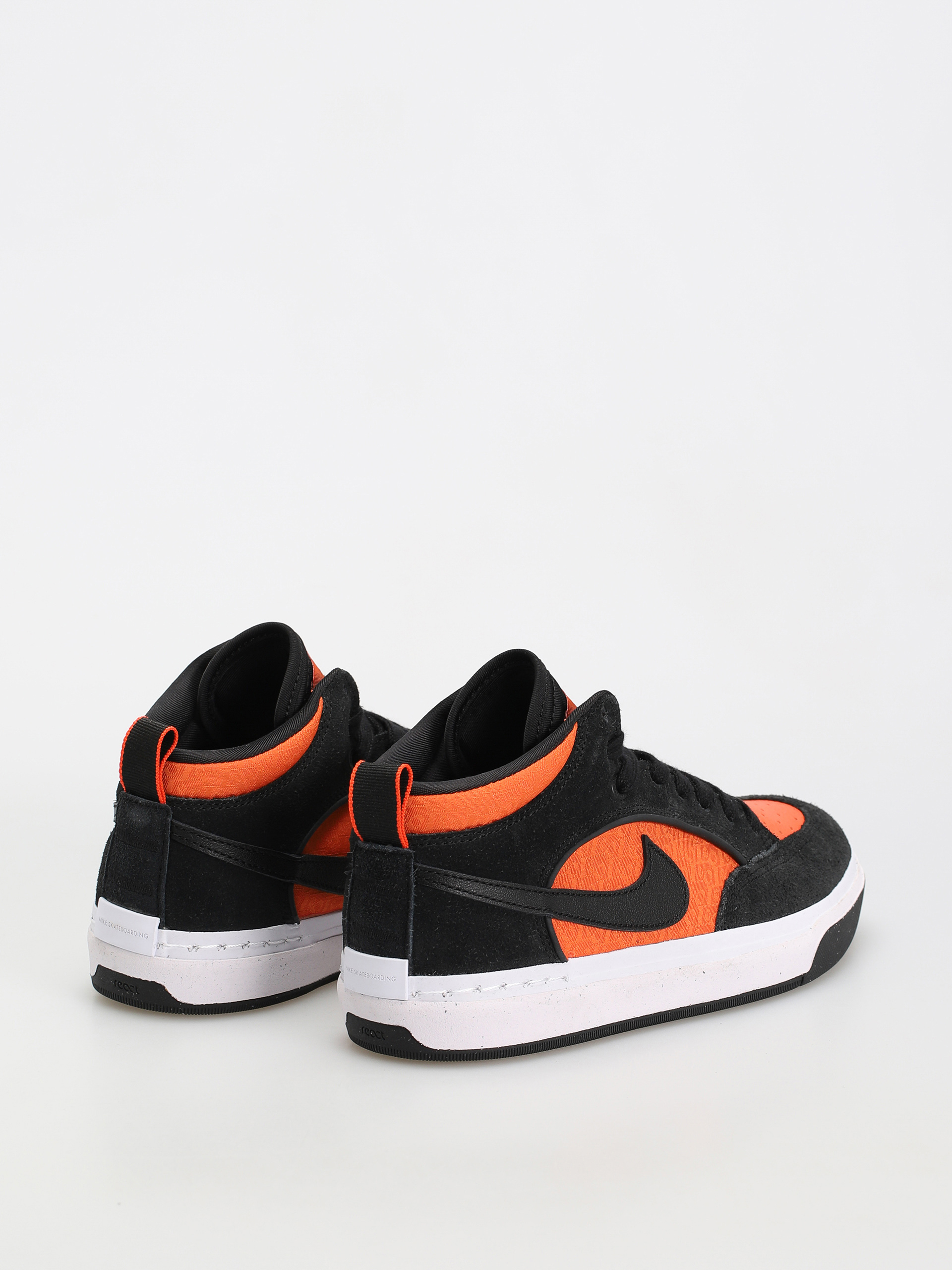 Buty Nike SB React Leo (black/black orange electro orange)