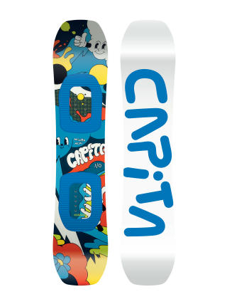 Deska snowboardowa Capita Micro Mini JR (white/blue)