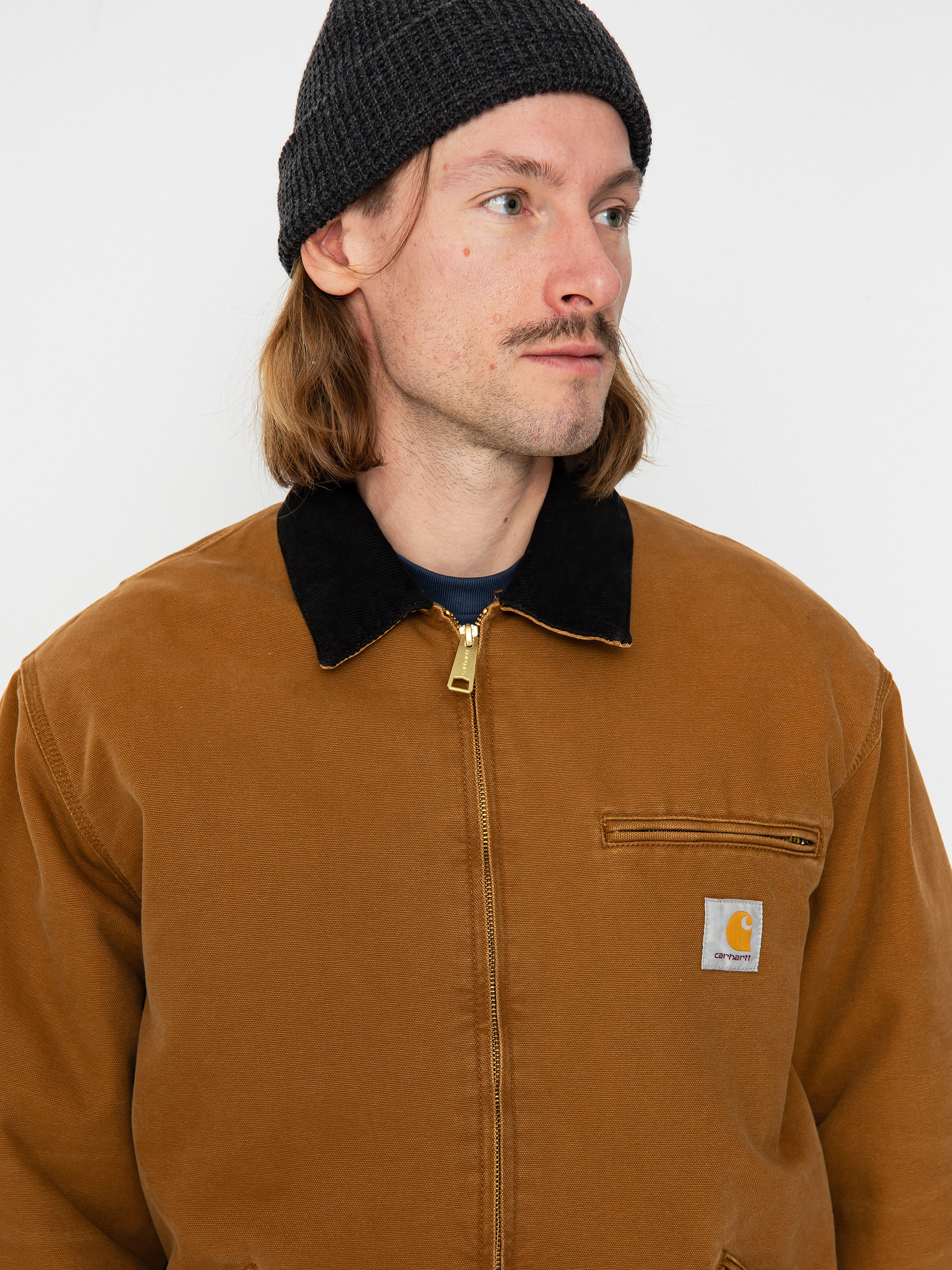 Kurtka Carhartt WIP OG Detroit - brązowy (deep h brown/black)