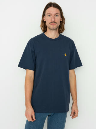 T-shirt Carhartt WIP Chase (blue/gold)