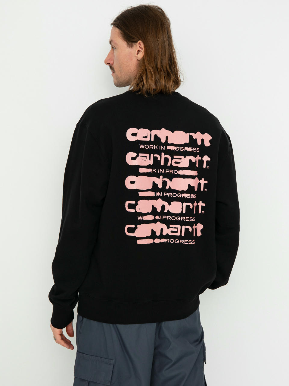 Bluza Carhartt WIP Ink Bleed (black/pink)