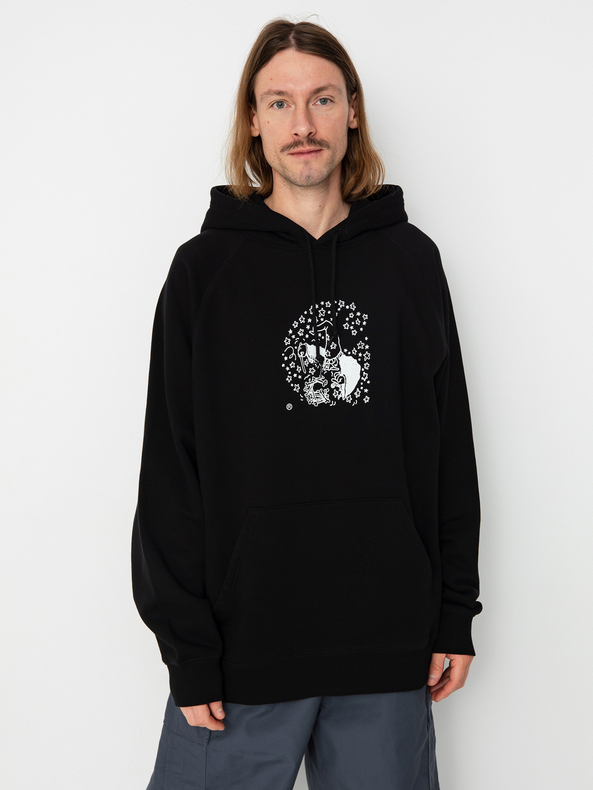Bluza z kapturem Carhartt WIP Hocus Pocus HD (black/white)
