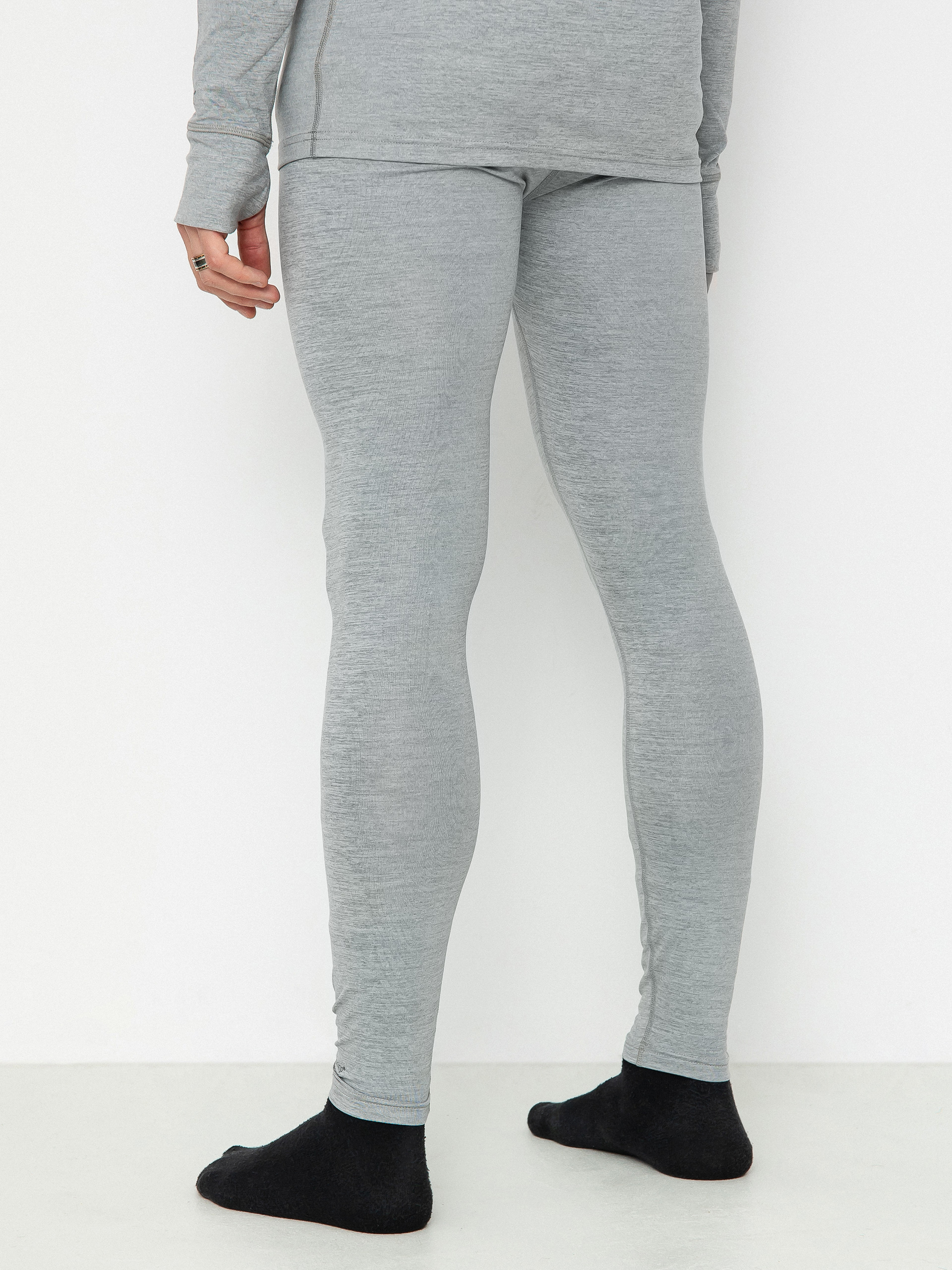 Męskie Legginsy aktywne Burton Lightweight X Base Layers (gray heather)