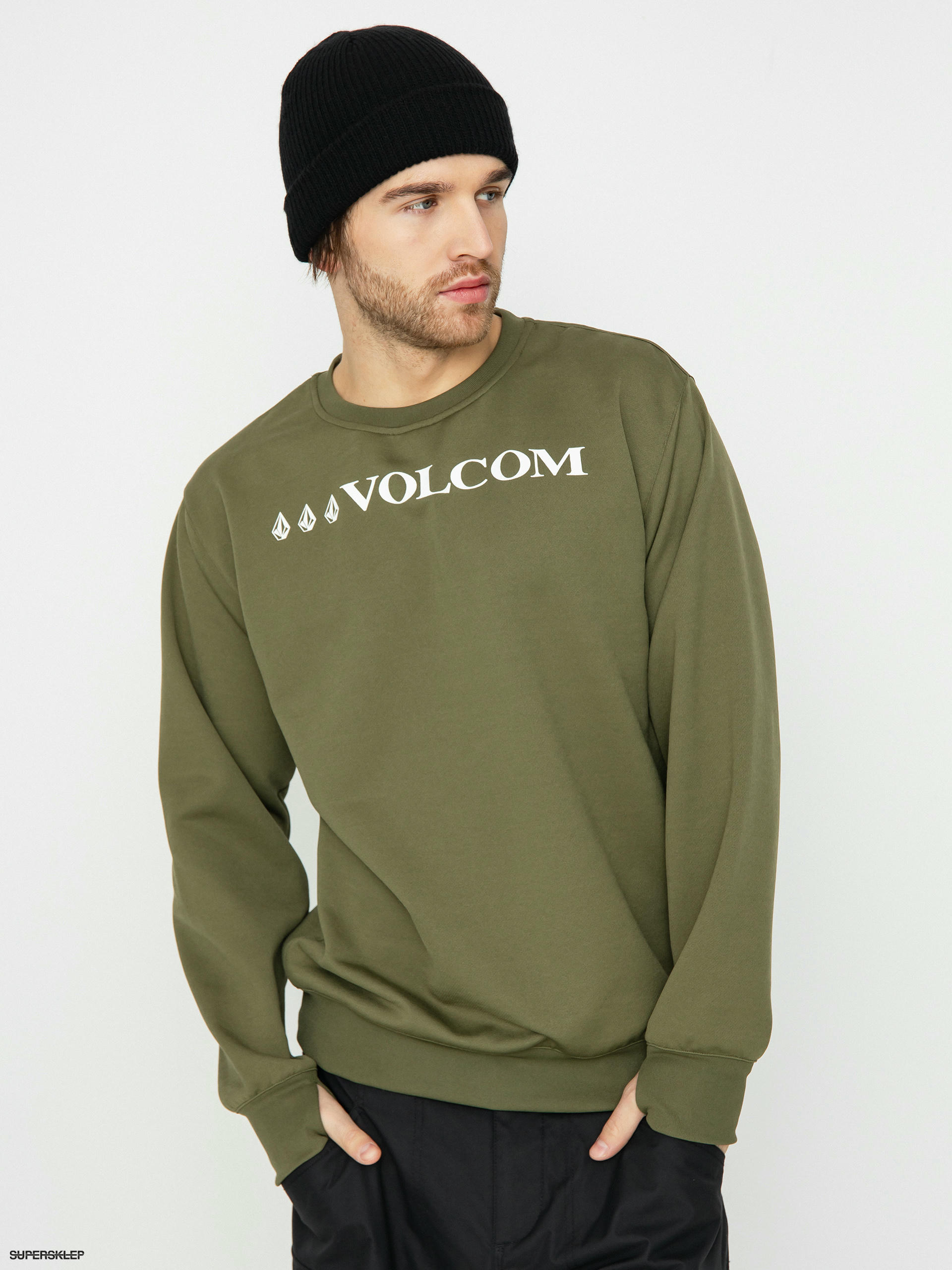 Bluza aktywna Volcom Core Hydro Crew (military)