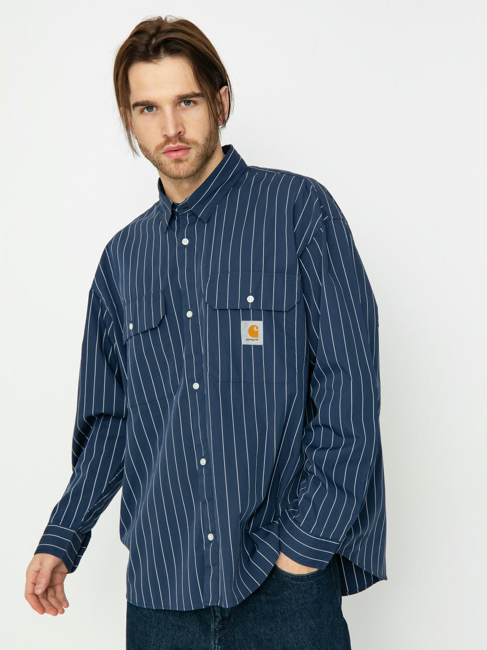 Koszula Carhartt WIP Orlean (orlean stripe/blue/white)