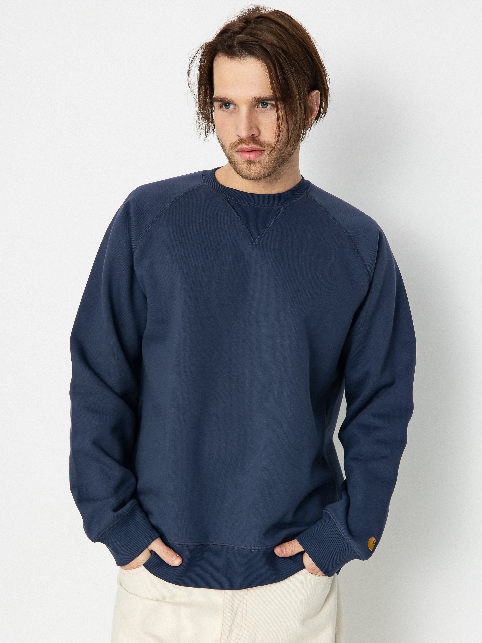 Bluza Carhartt WIP Chase (blue/gold)